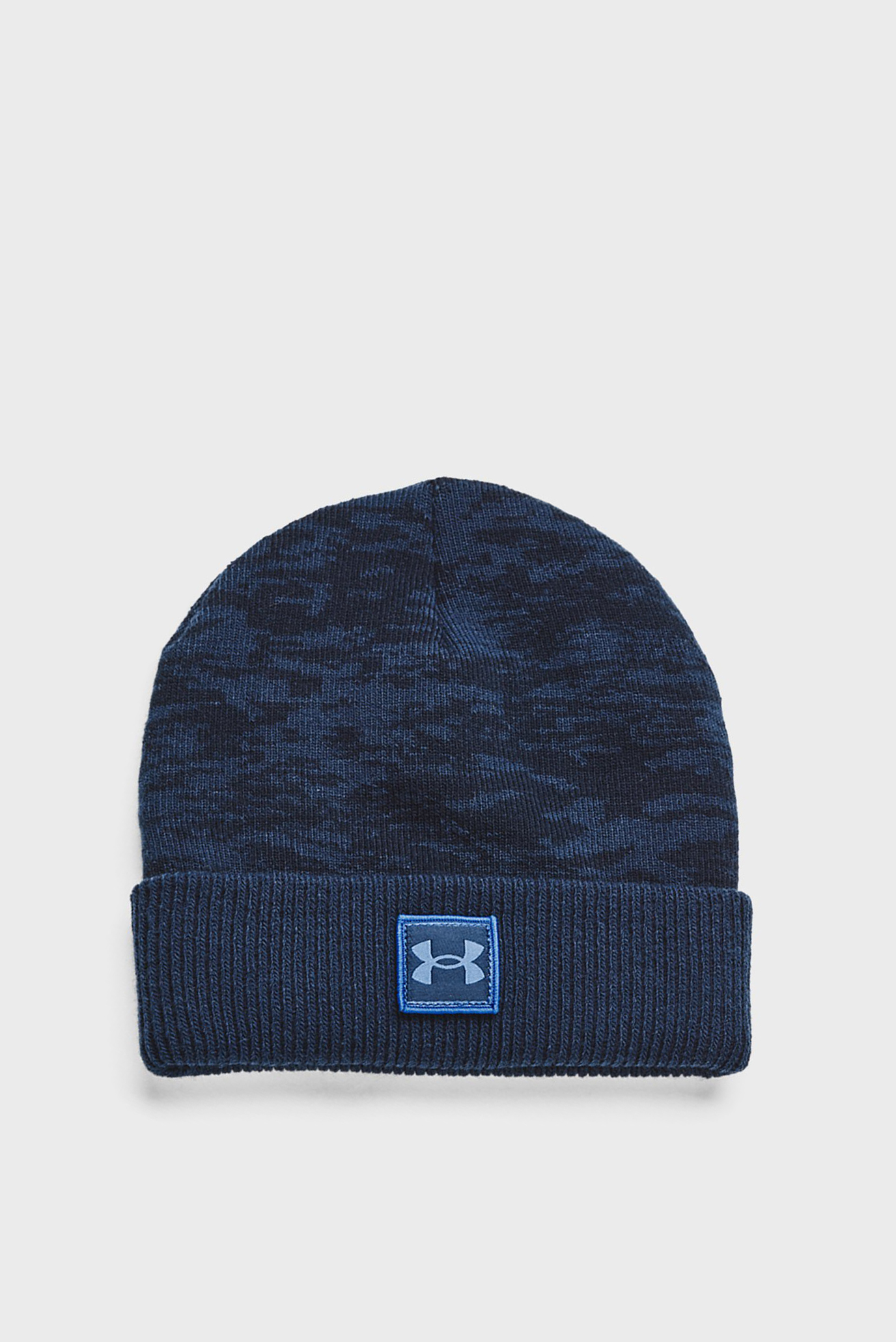 Детская синяя шапка UA Graphic Knit Beanie 1