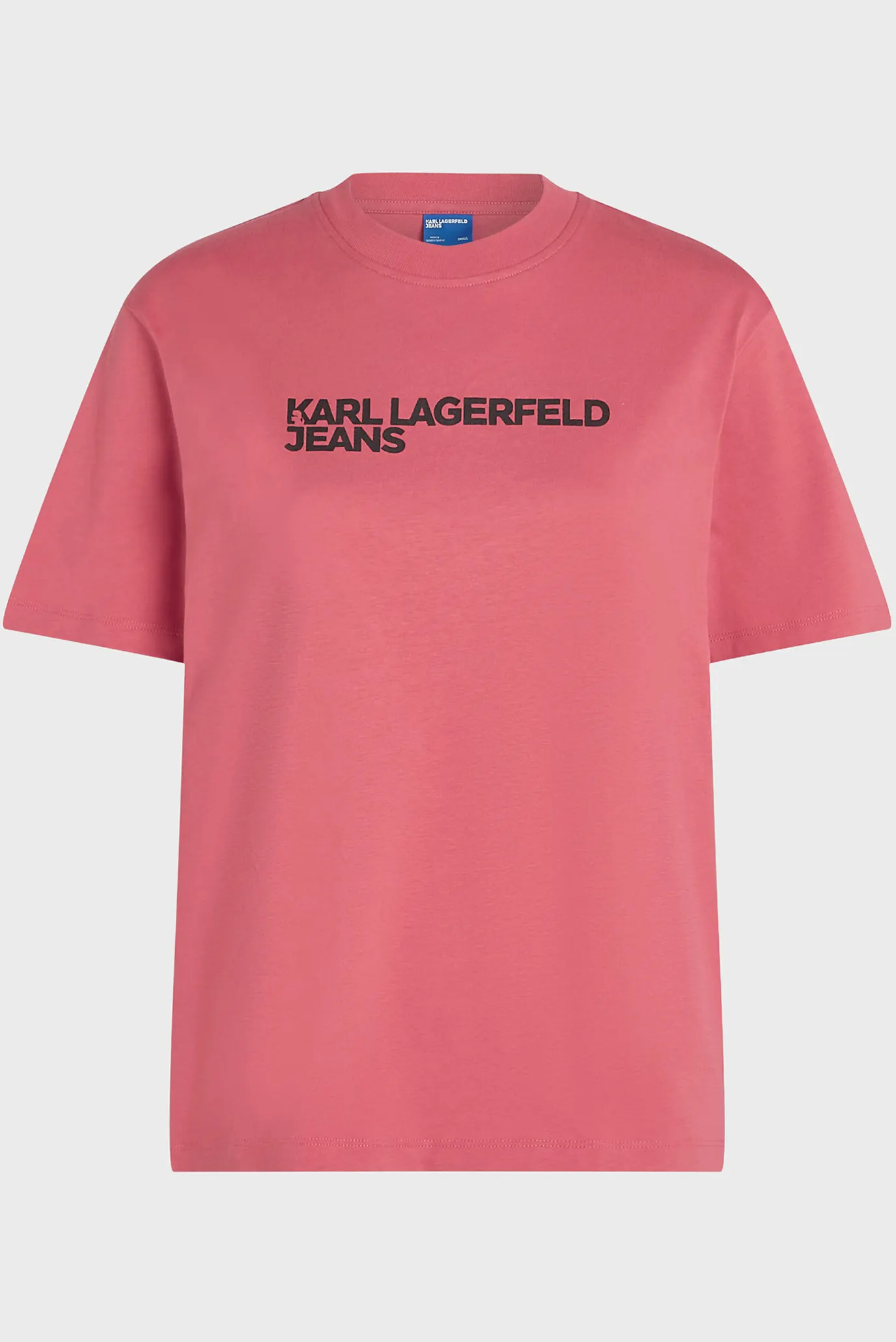 Женская розовая футболка essential tee 5