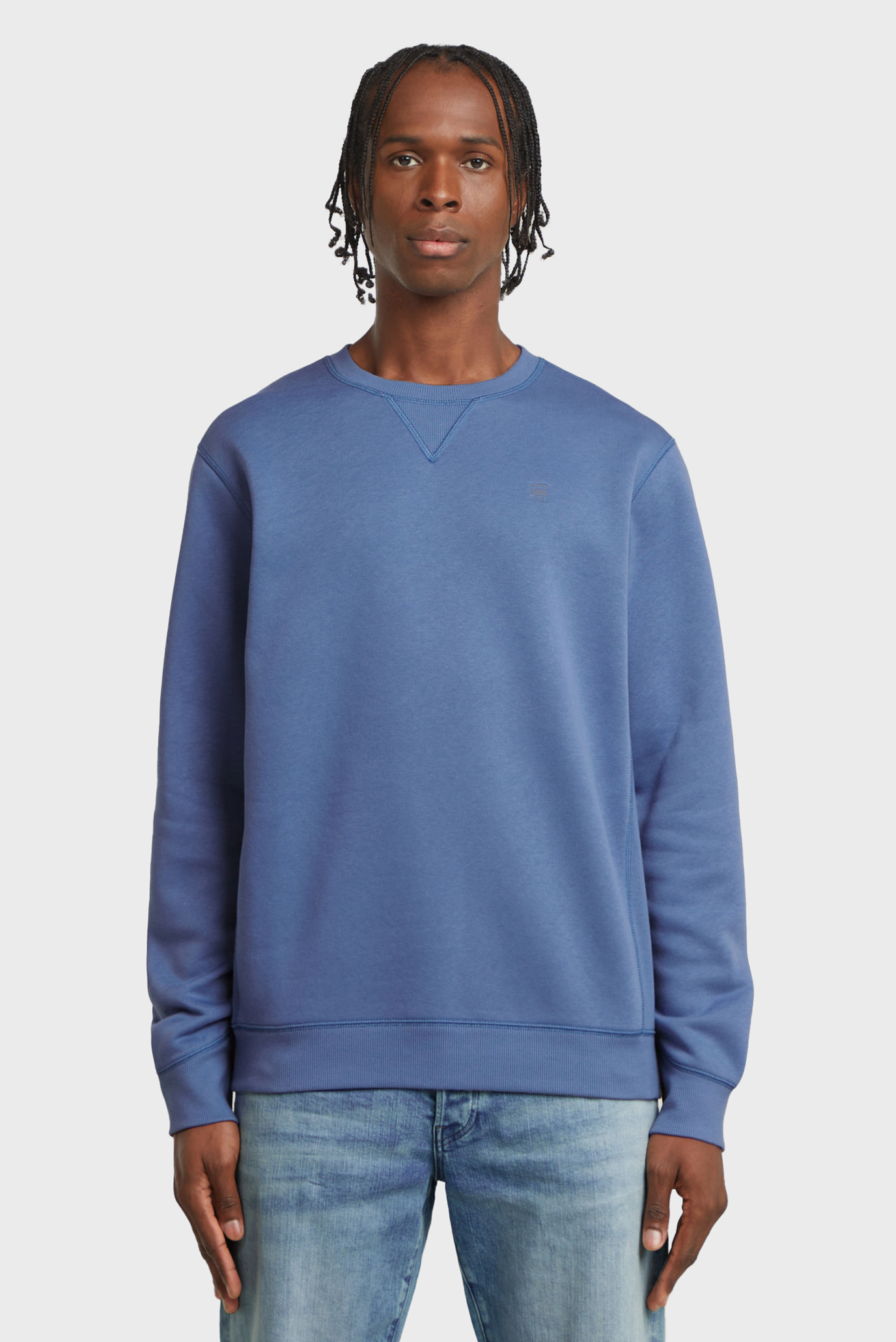 Мужской синий свитшот Premium core Синий L G-Star RAW D16917,C235 Мужской синий свитшот Premium core Синий L G-Star RAW D16917,C235