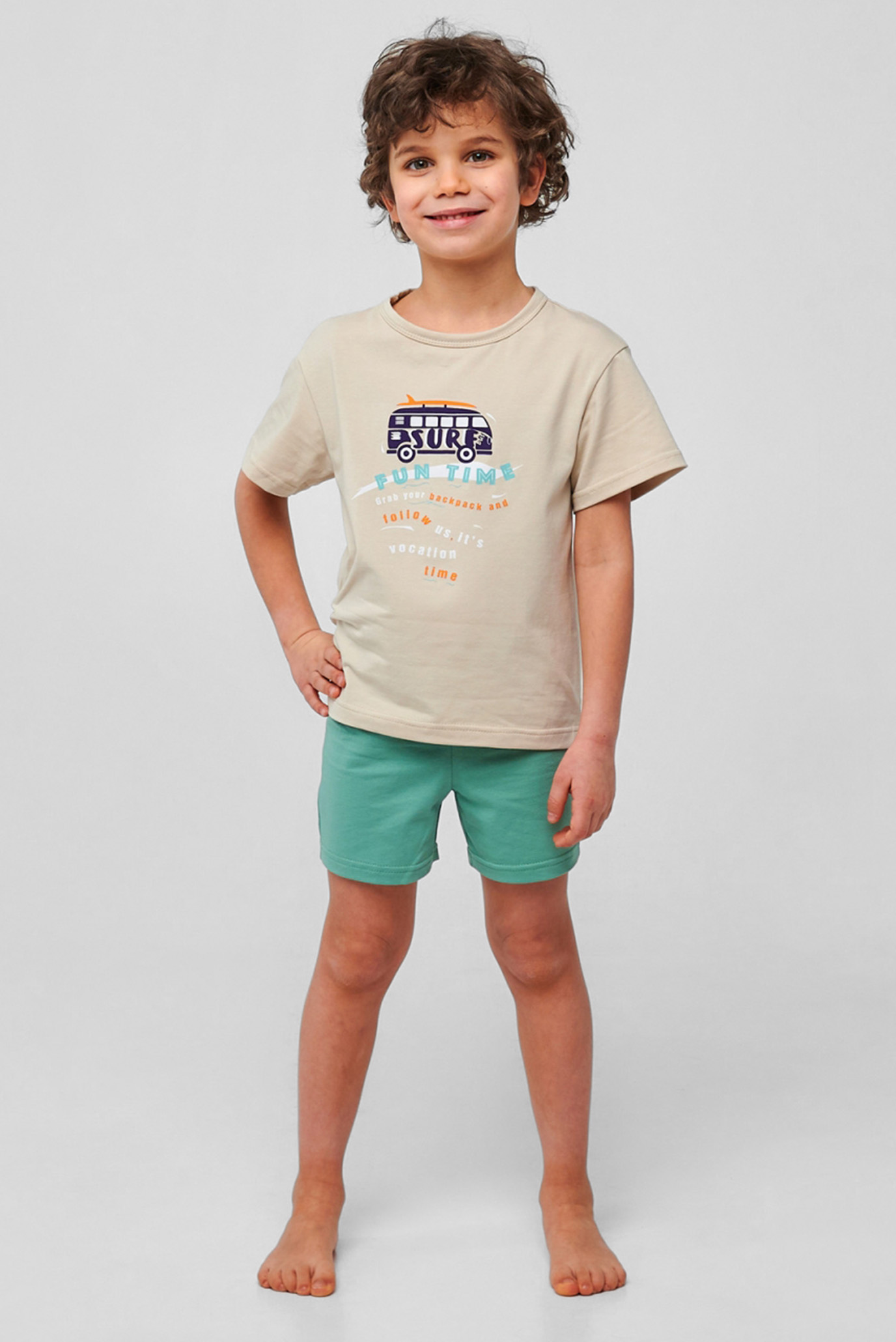 Дитяча піжама (футболка, шорти) 1