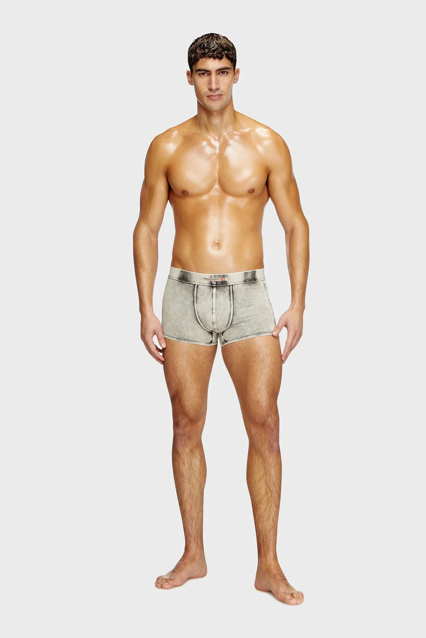 Чоловічі світло-сірі боксери DAMIEN-DNM 3