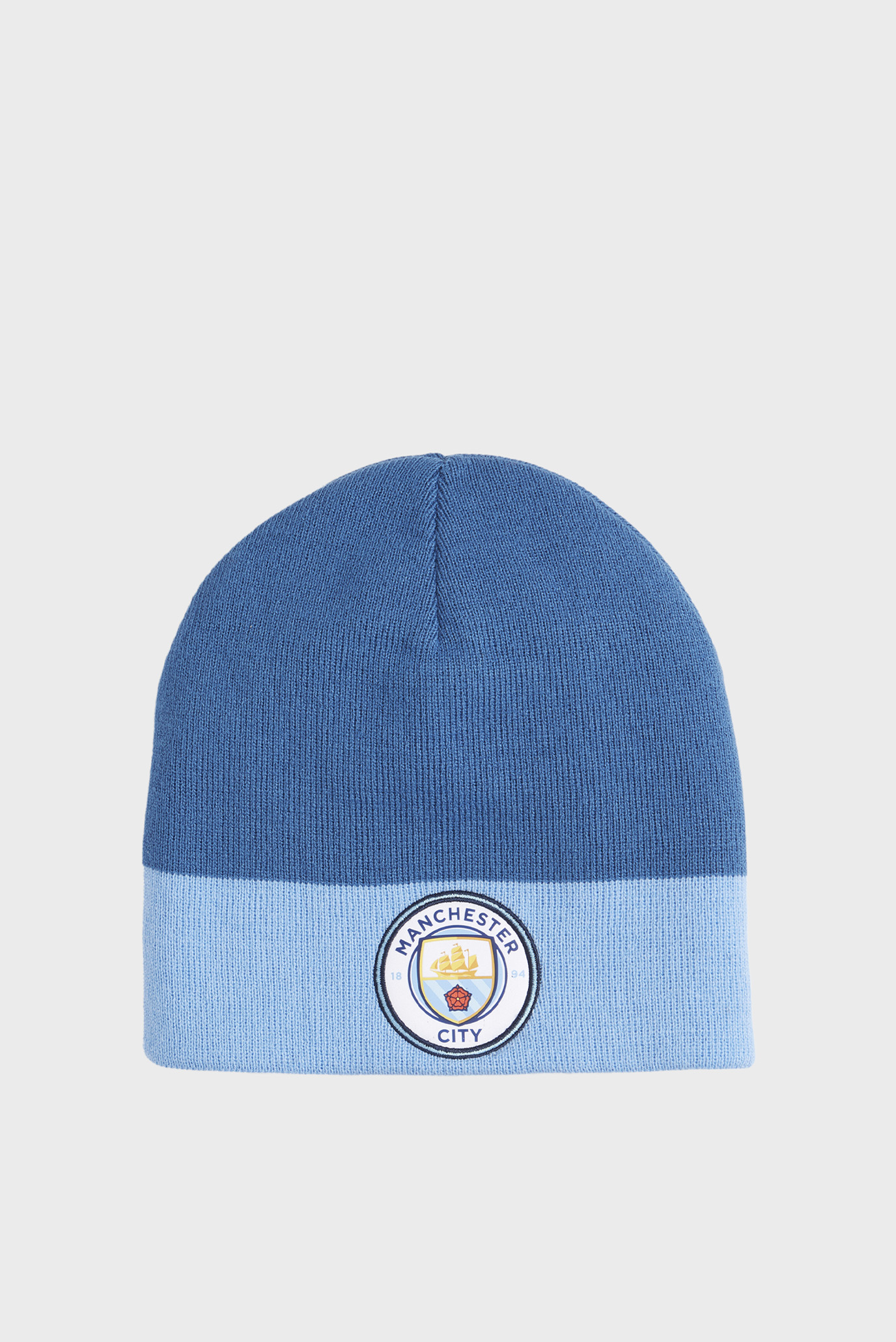Мужская синяя шапка Manchester City Reversible Beanie 1