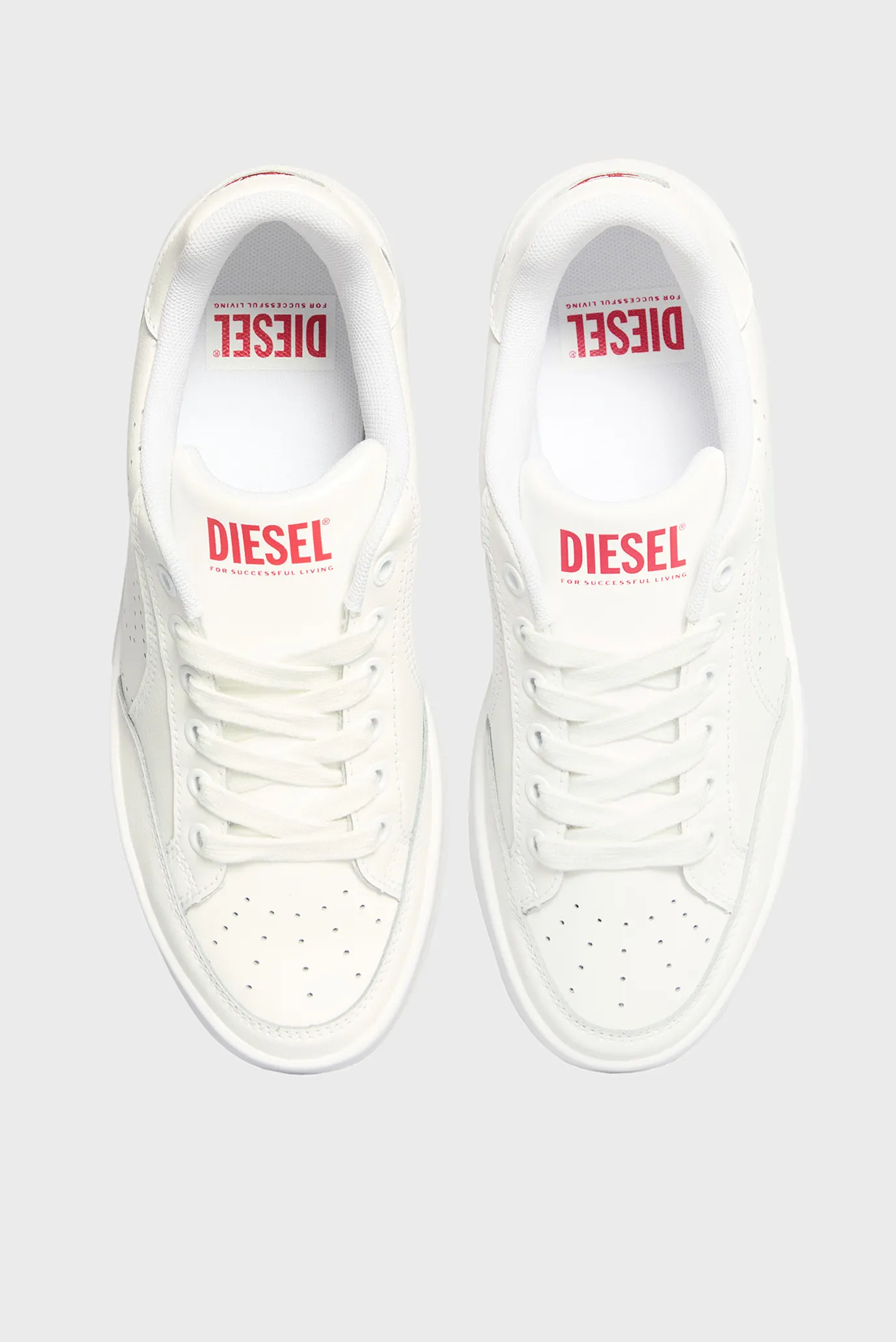 Жіночі білі шкіряні снікерси DAKOTA 4