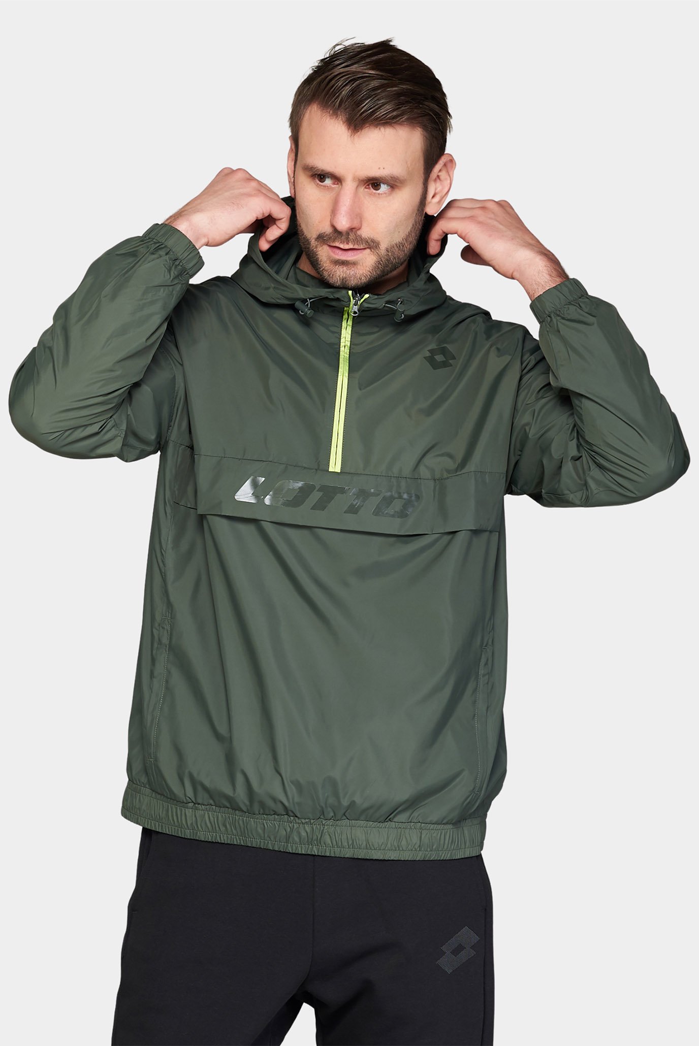 Мужской зеленый анорак JACKET SESTRIERE HZ 1