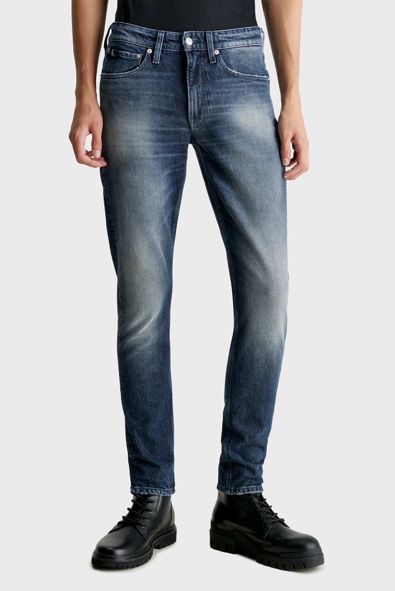 Мужские темно-синие джинсы SLIM TAPER 1