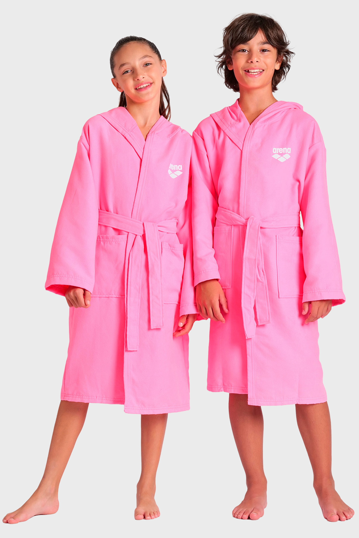 Детский розовый халат ZEAL JR ROBE Розовый 10Y Arena 009042-910 Детский розовый халат ZEAL JR ROBE Розовый 10Y Arena 009042-910