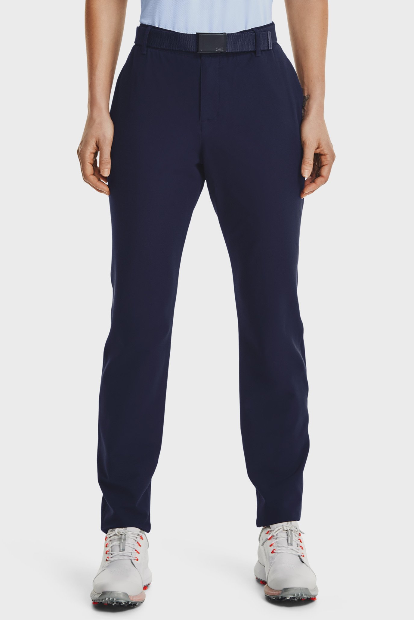 Женские темно-синие спортивные брюки UA Links Pant 1