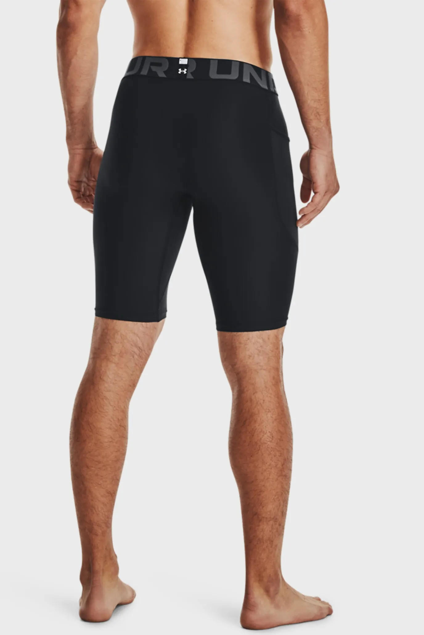 Мужские черные велосипедки UA HG Armour Lng Shorts 3