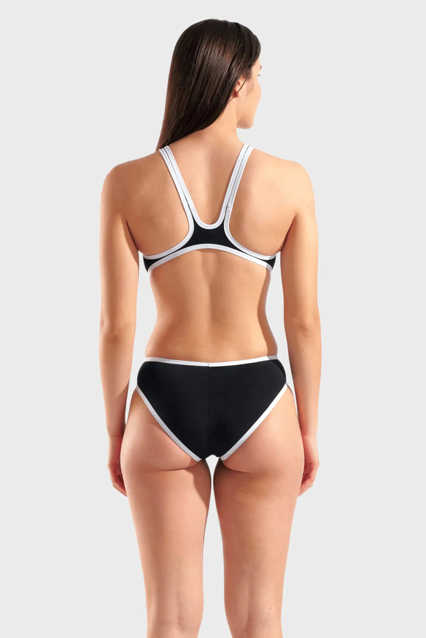 Женский черный купальник ONE BIGLOGO ONE PIECE 3