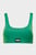 Женский зеленый лиф от купальника PUMA Swim Women Ribber Scoop Top