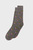 Чоловічі темно-сірі шкарпетки з візерунком