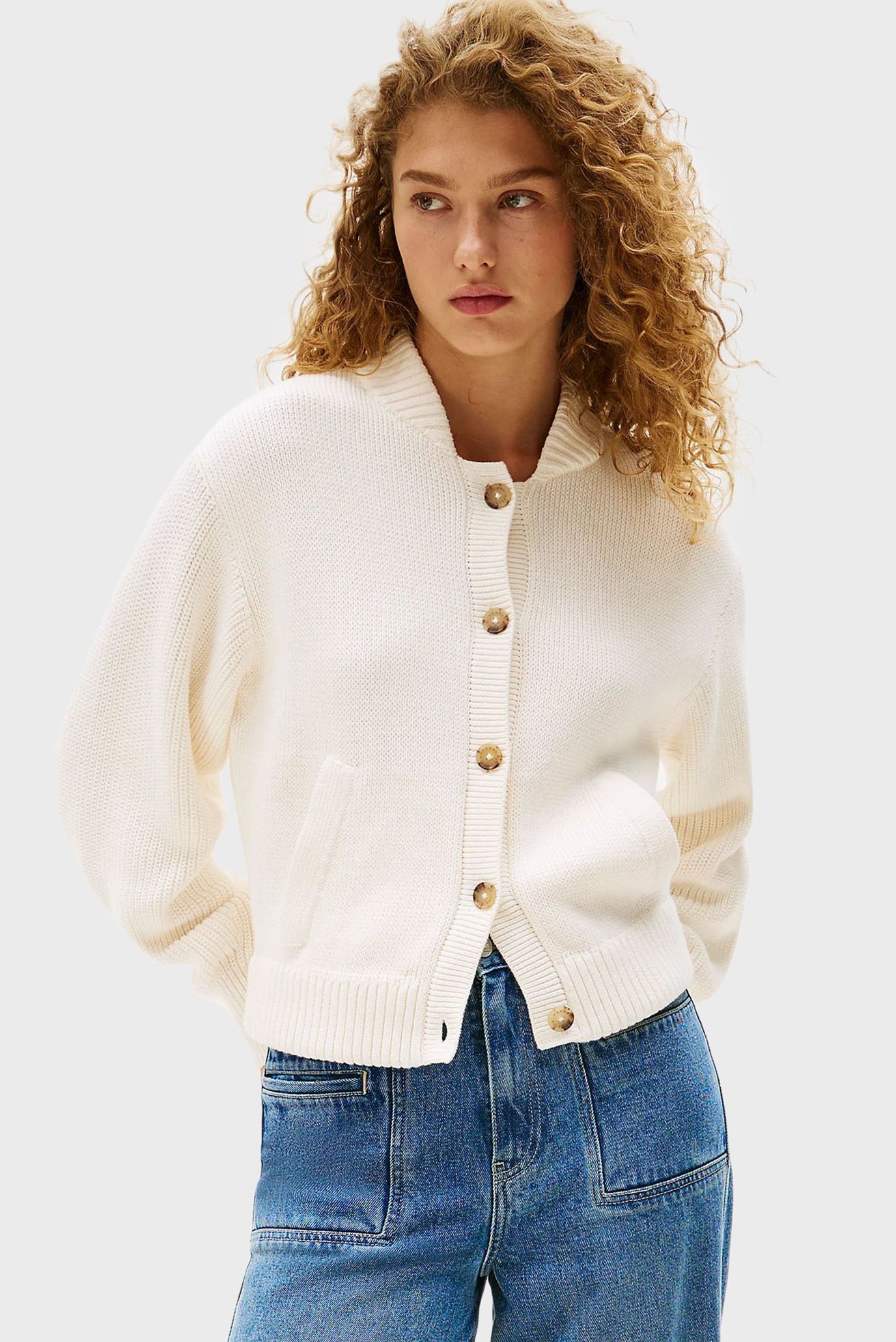 Женский белый кардиган CO JERSEY MID GG LS Белый XL Tommy Hilfiger WW0WW45692 Женский белый кардиган CO JERSEY MID GG LS Белый XL Tommy Hilfiger WW0WW45692