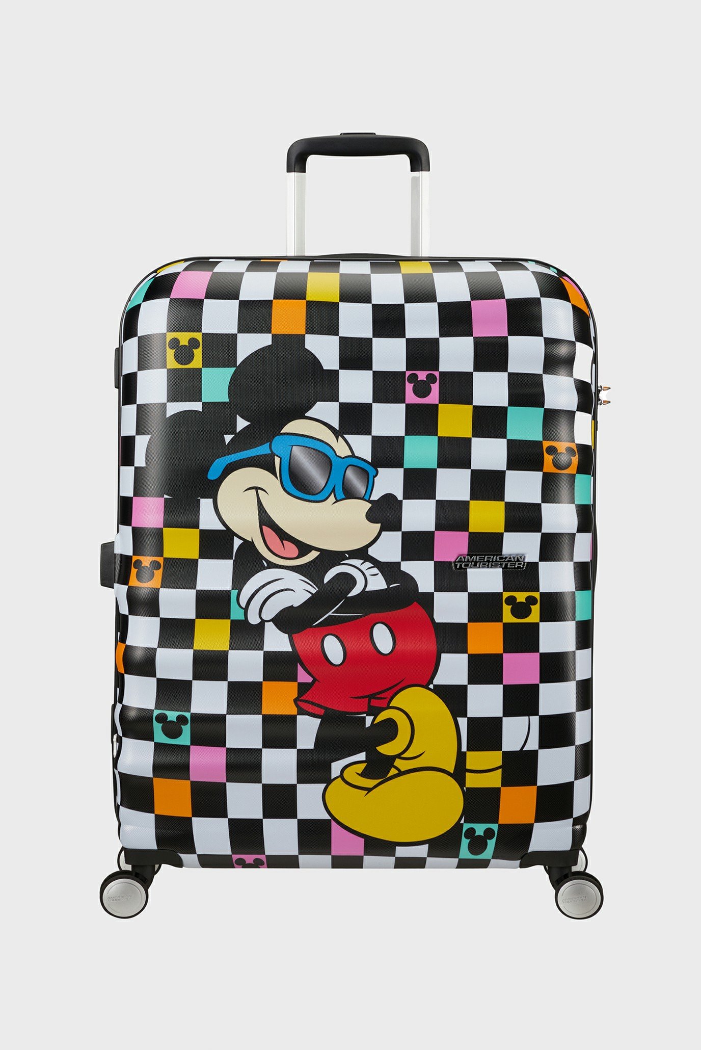 Валіза з візерунком 77 см WAVEBREAKER DISNEY MICKEY CHECK 1