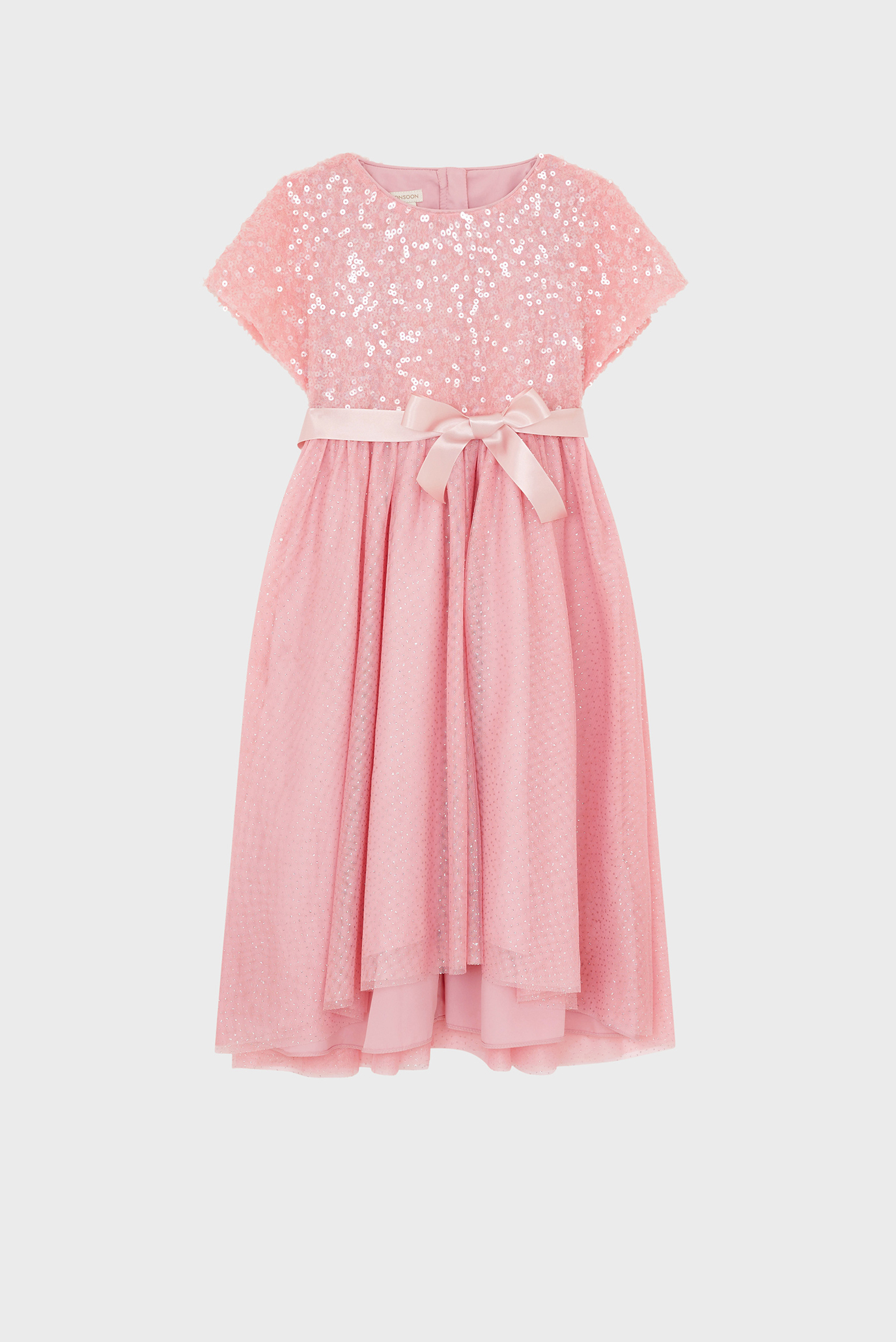 Детское розовое платье TRUTH CAPE SEQUIN 1