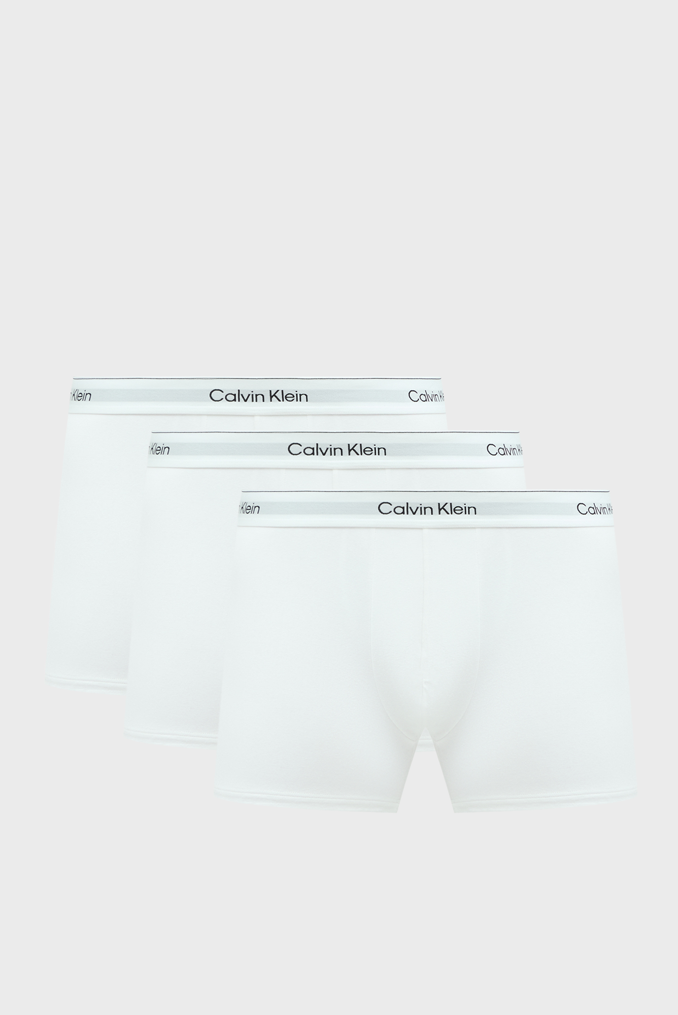 Мужские белые боксеры (3 шт) TRUNK Белый M Calvin Klein LV00NB4392 Мужские белые боксеры (3 шт) TRUNK Белый M Calvin Klein LV00NB4392