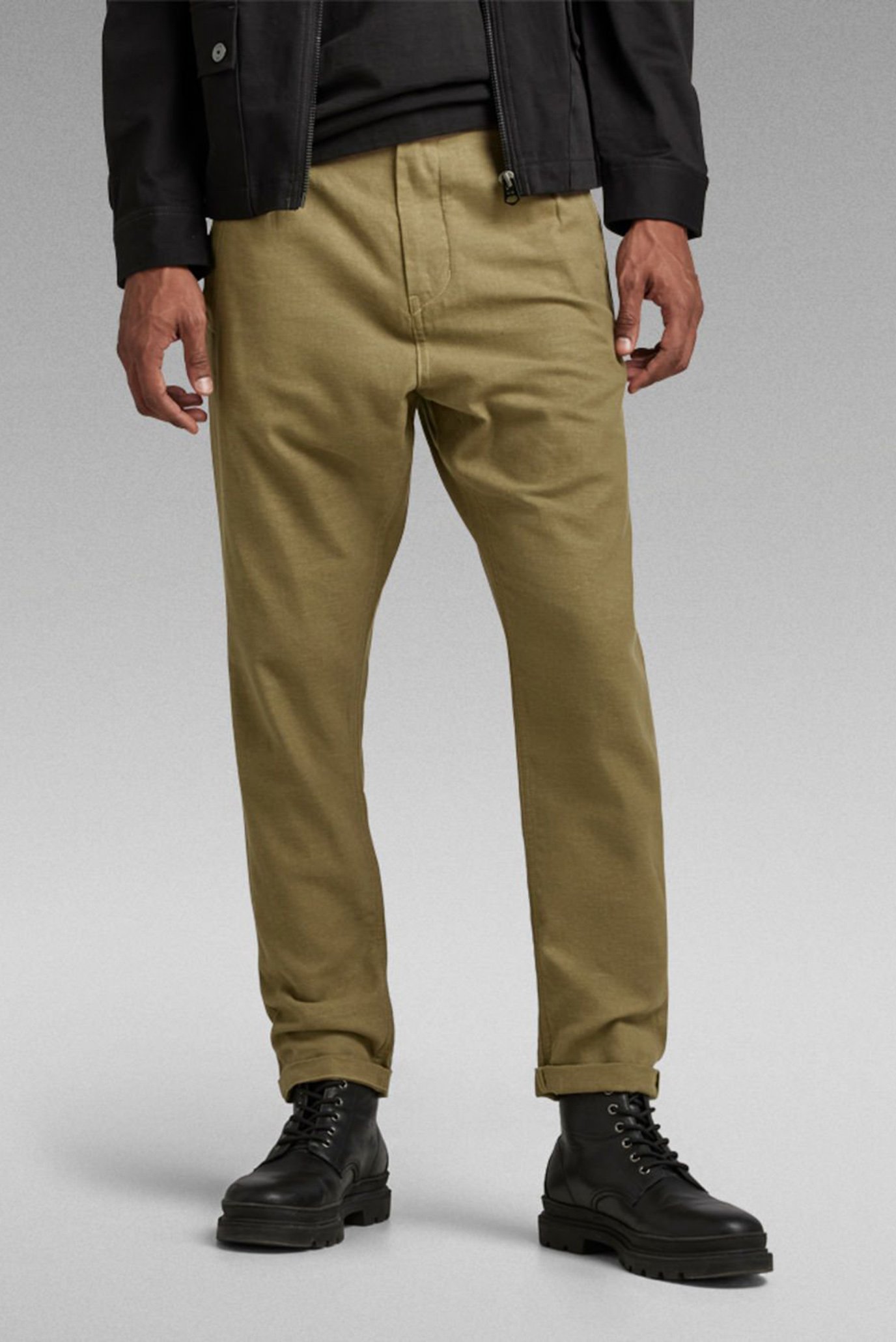 Чоловічі оливкові брюки Cosy Trainer 1