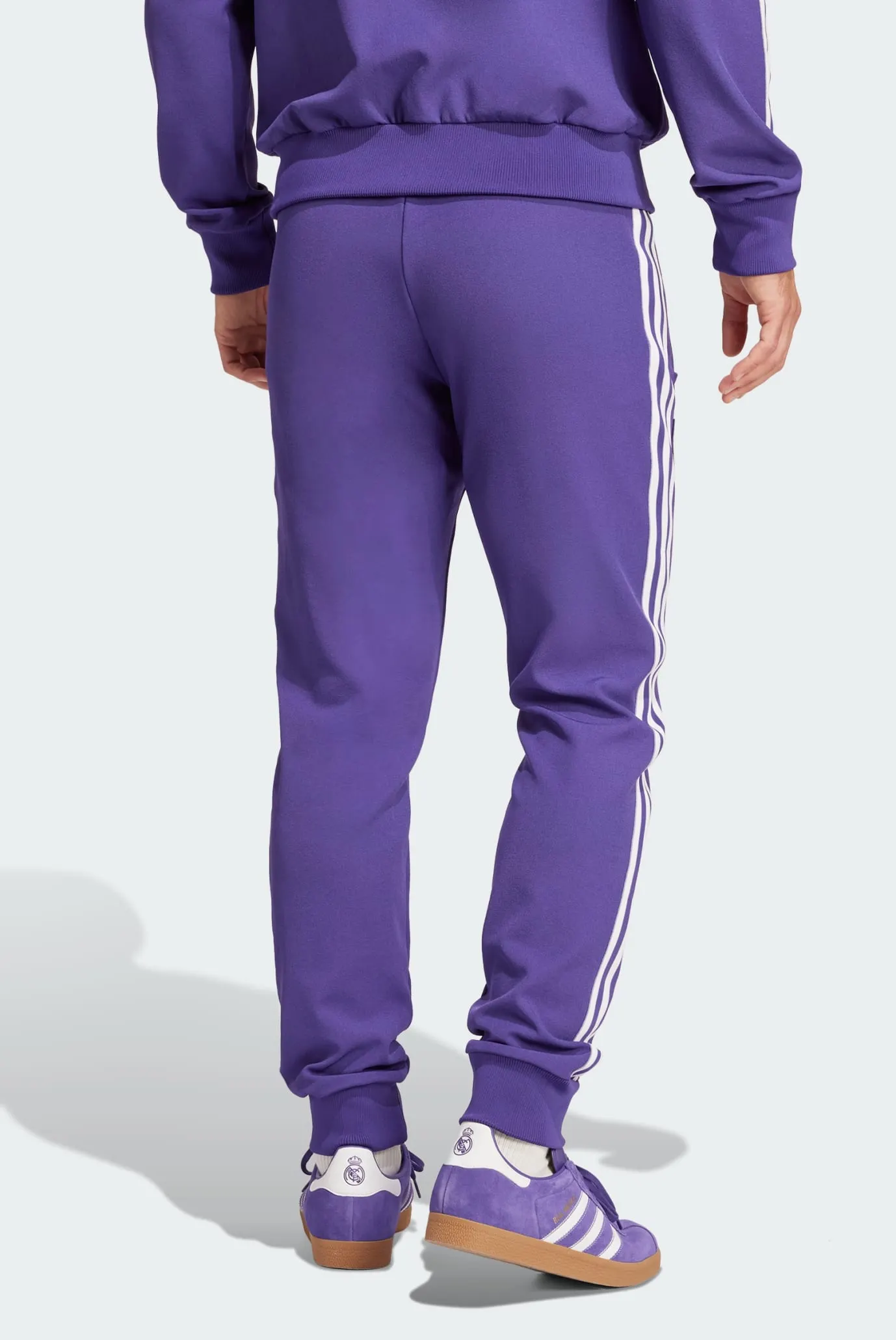 Чоловічі фіолетові спортивні штани Real Madrid Terrace Icons