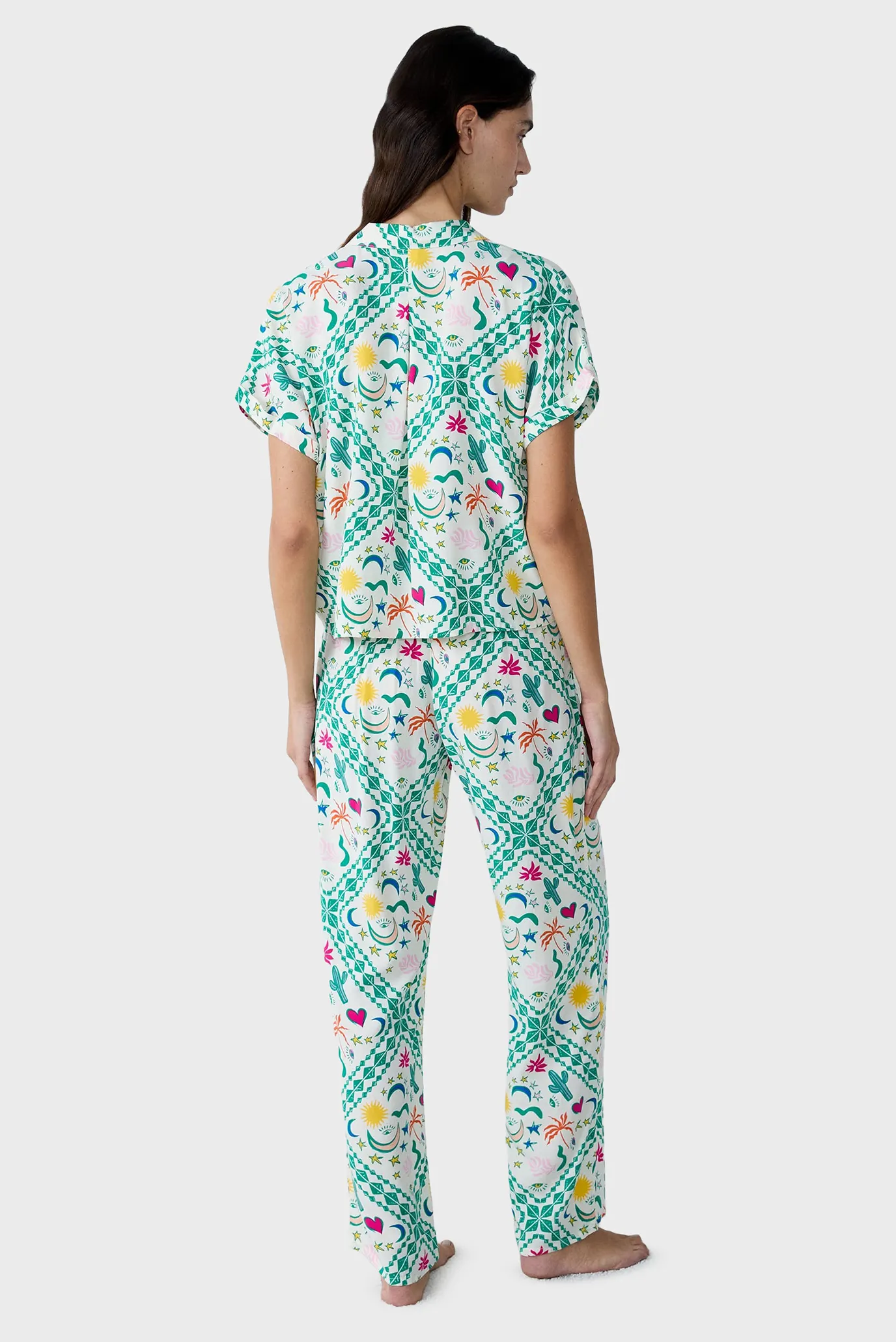 Женская рубашка с узором FADELLA 3