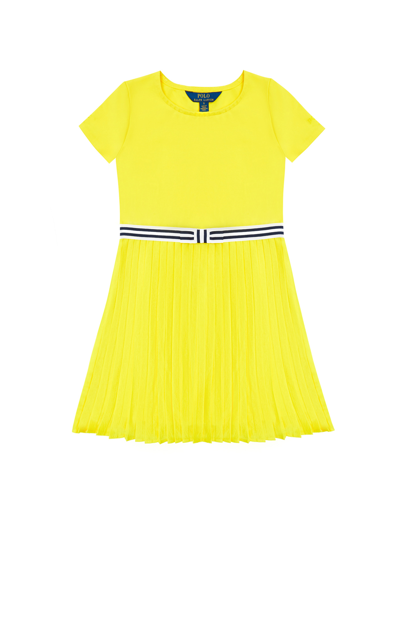 Детское желтое платье 1