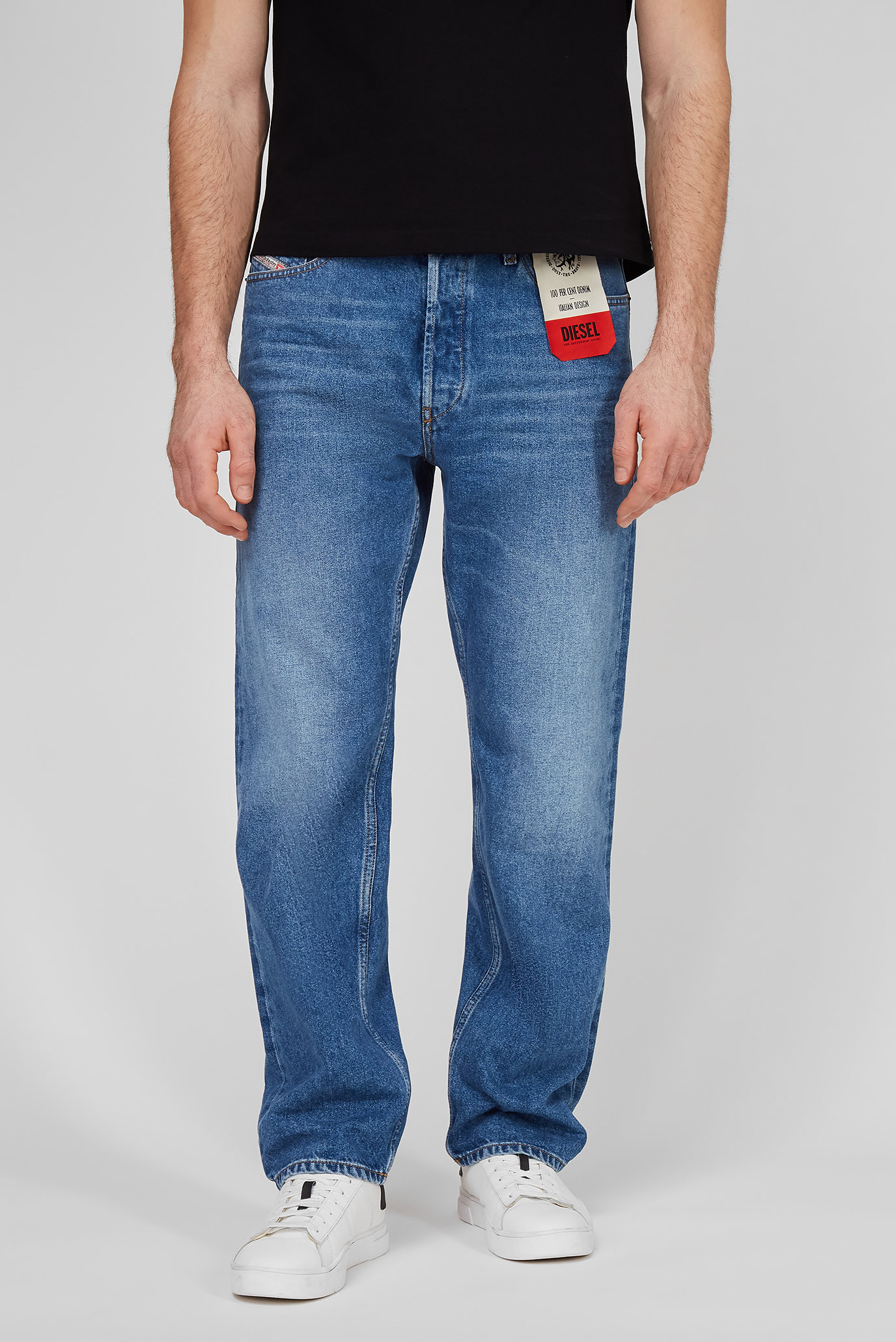 Мужские синие джинсы D-MACS L.32 TROUSERS 1