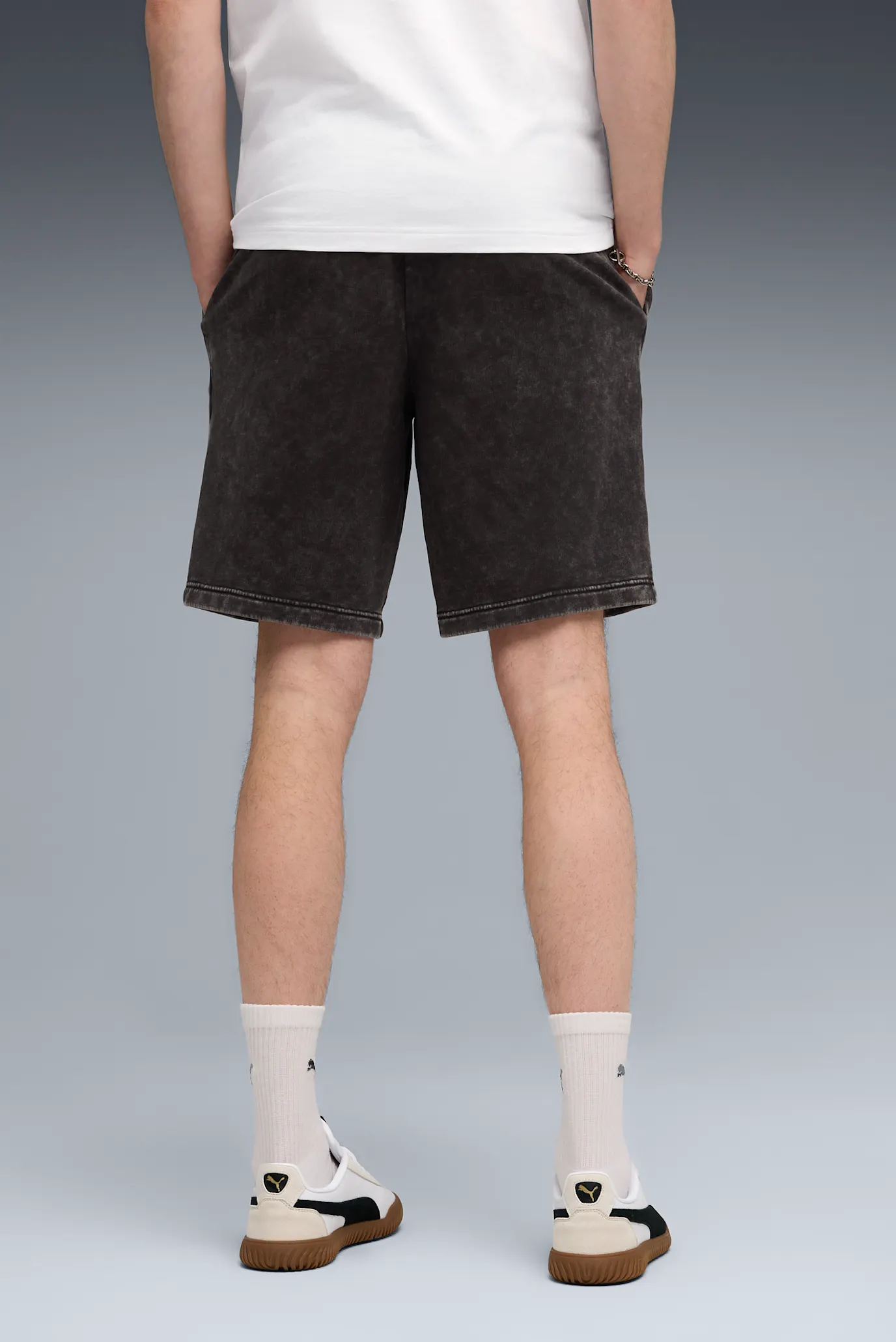 Мужские черные шорты Essentials Elevated Relaxed Wash 9