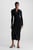 Женское черное платье ICONIC RIB
