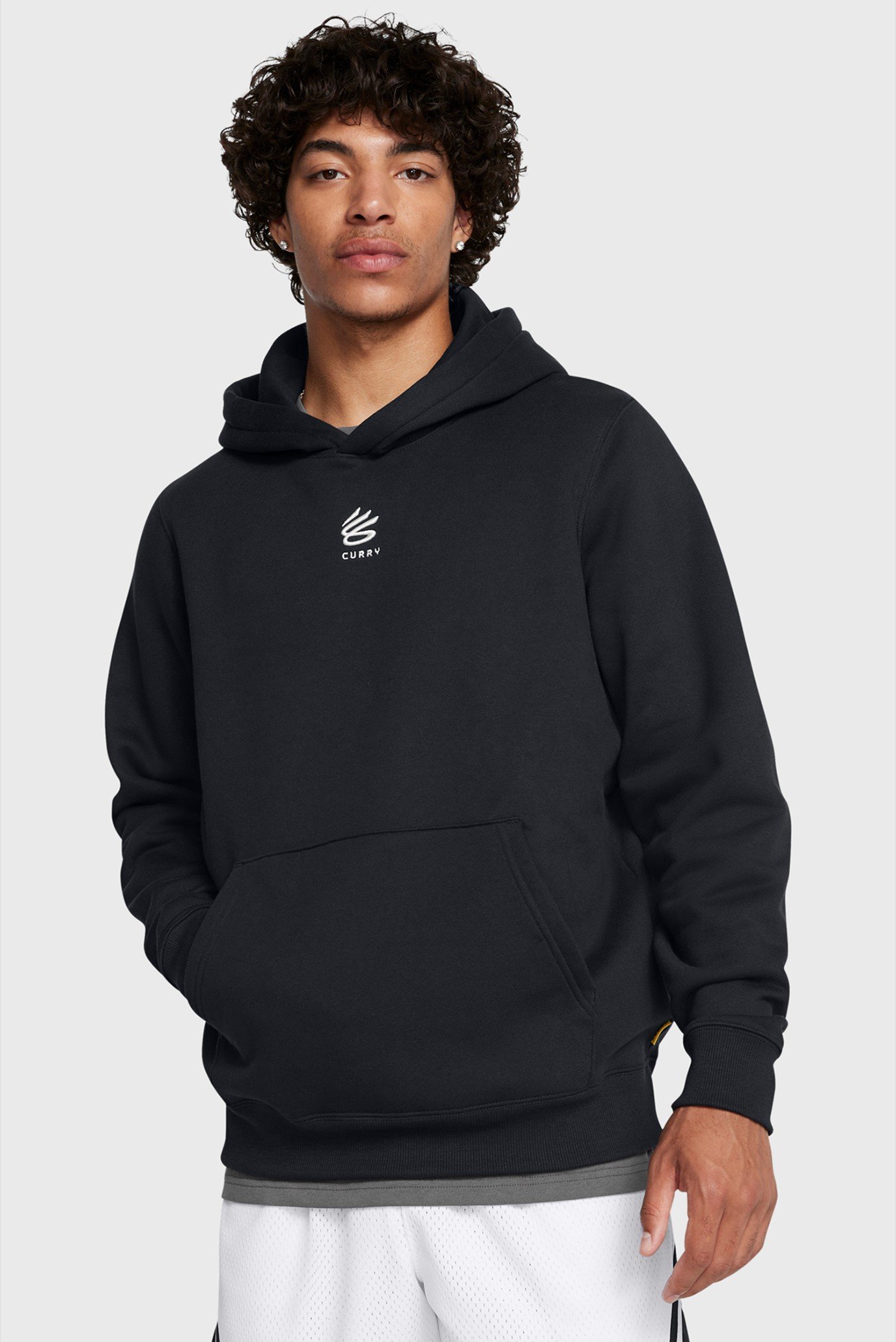 Чоловіче чорне худі Curry Splash Hoodie 1