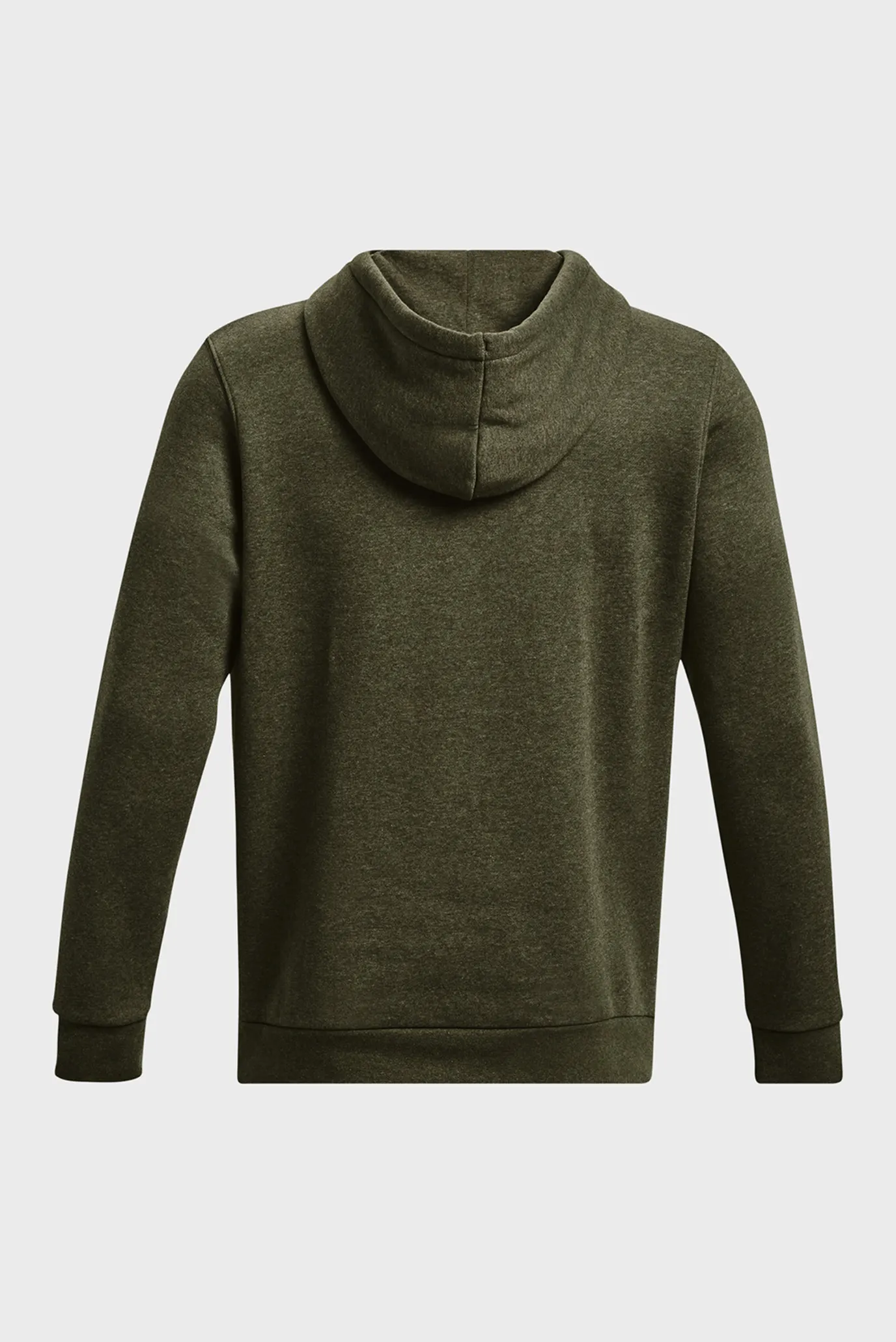 Мужское оливковое худи UA Essential Fleece Hoodie 6