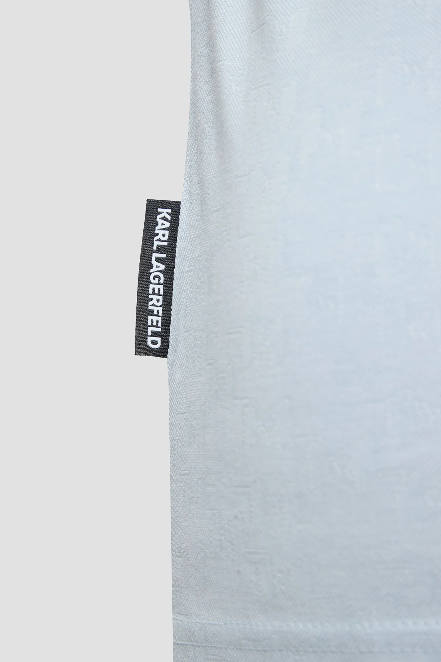 Мужское голубое поло с узором 3