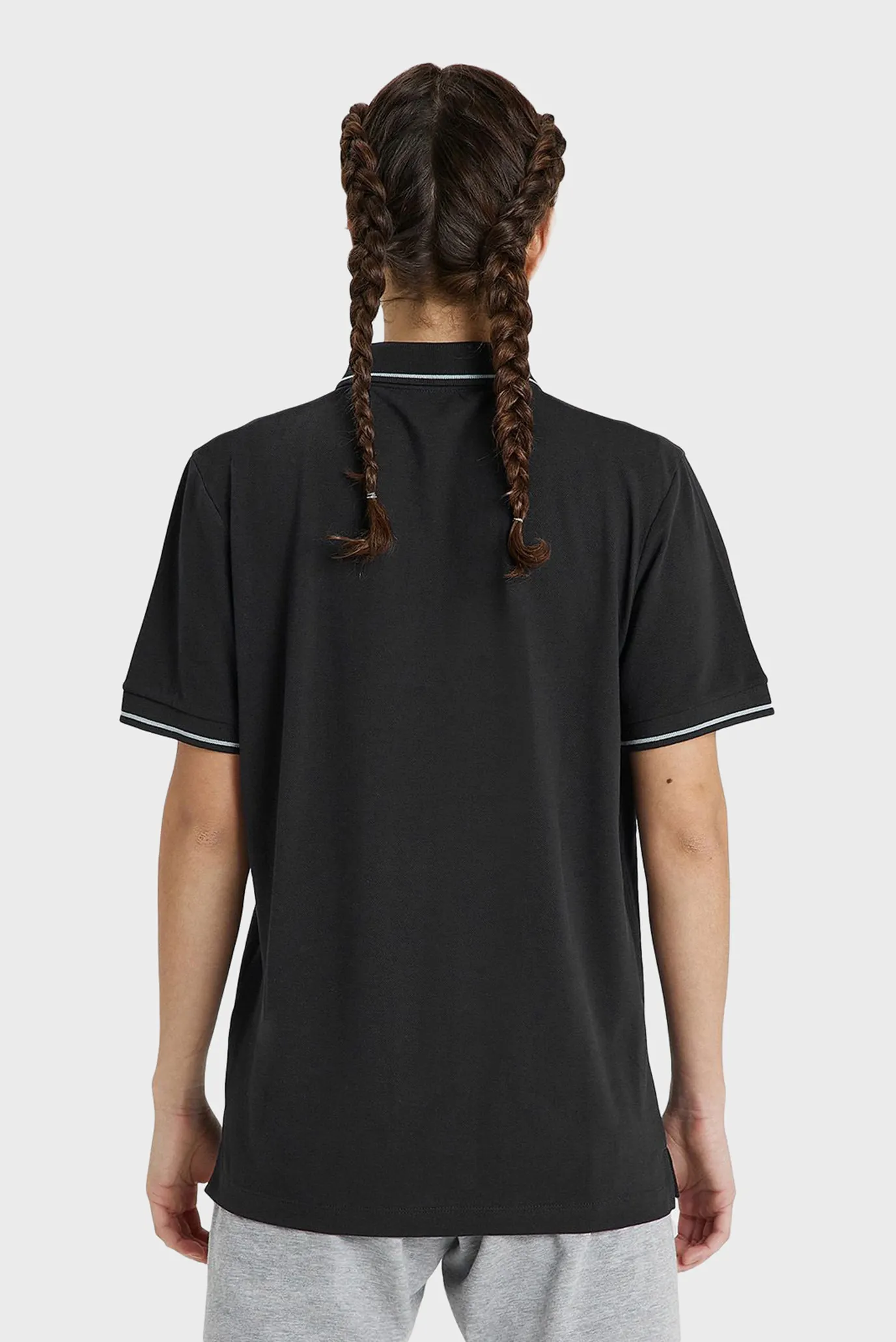 Черное поло (унисекс) 5