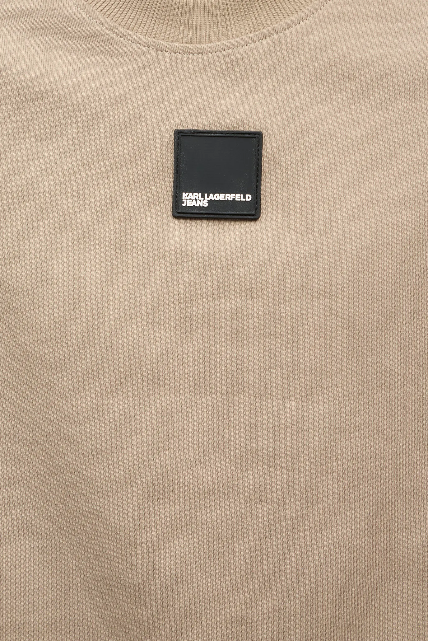 Чоловічий бежевий лонгслів REG LS CURVED HEM TEE 3