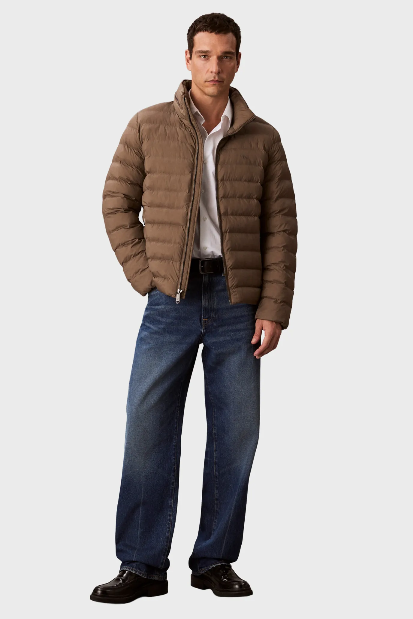 Мужская коричневая куртка LS NYLON LT 2