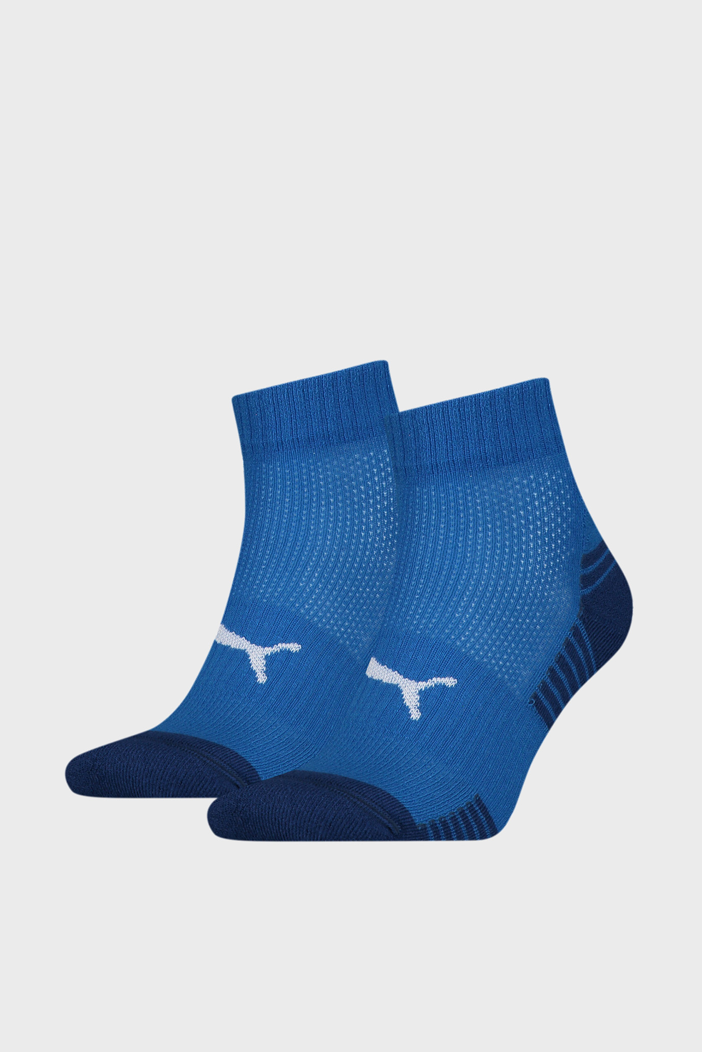 Синие носки (2 пары) PUMA Sport Cushioned Quarter Socks 2 Pack 1