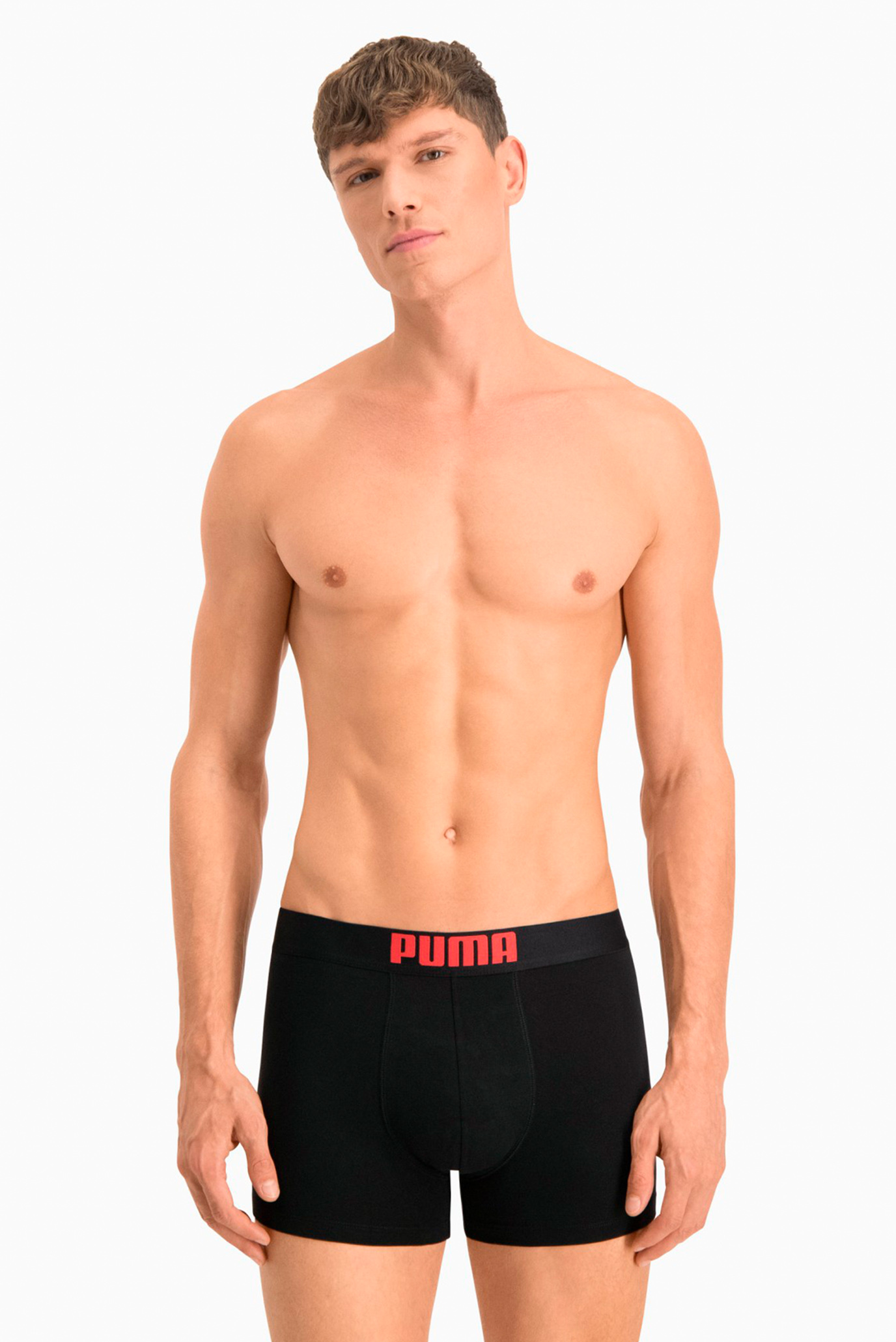 PUMA Men's Loose Fit Jersey Boxer 2 Pack