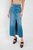 Женская голубая джинсовая юбка
