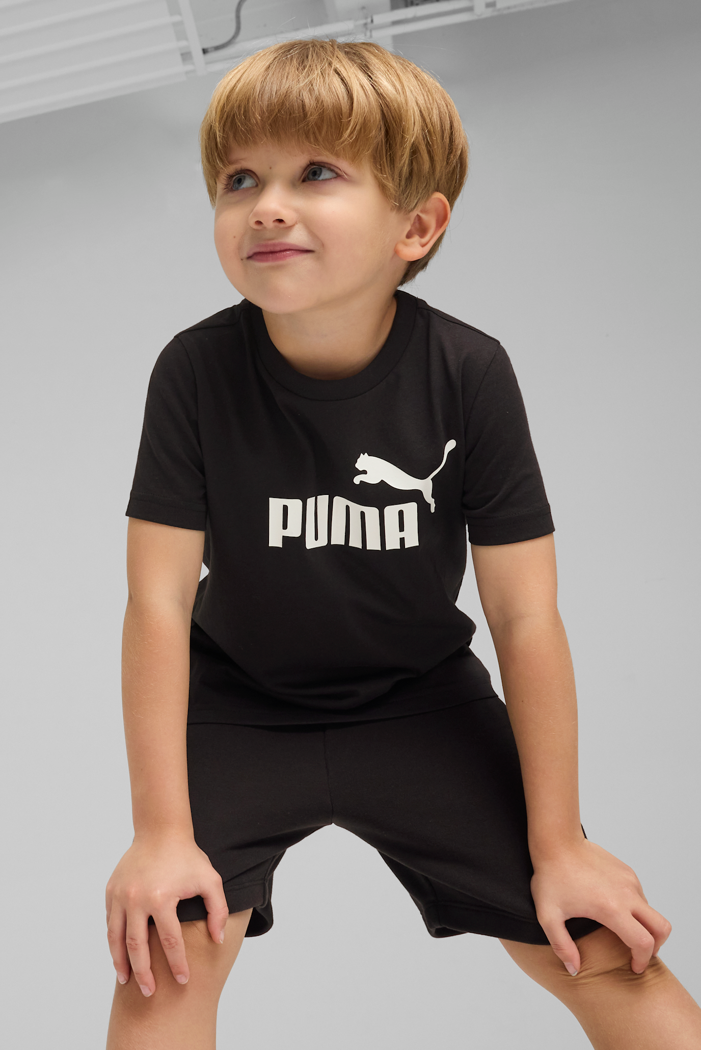 Дитяча чорна футболка ESS No. 1 Logo Tee Kids 1