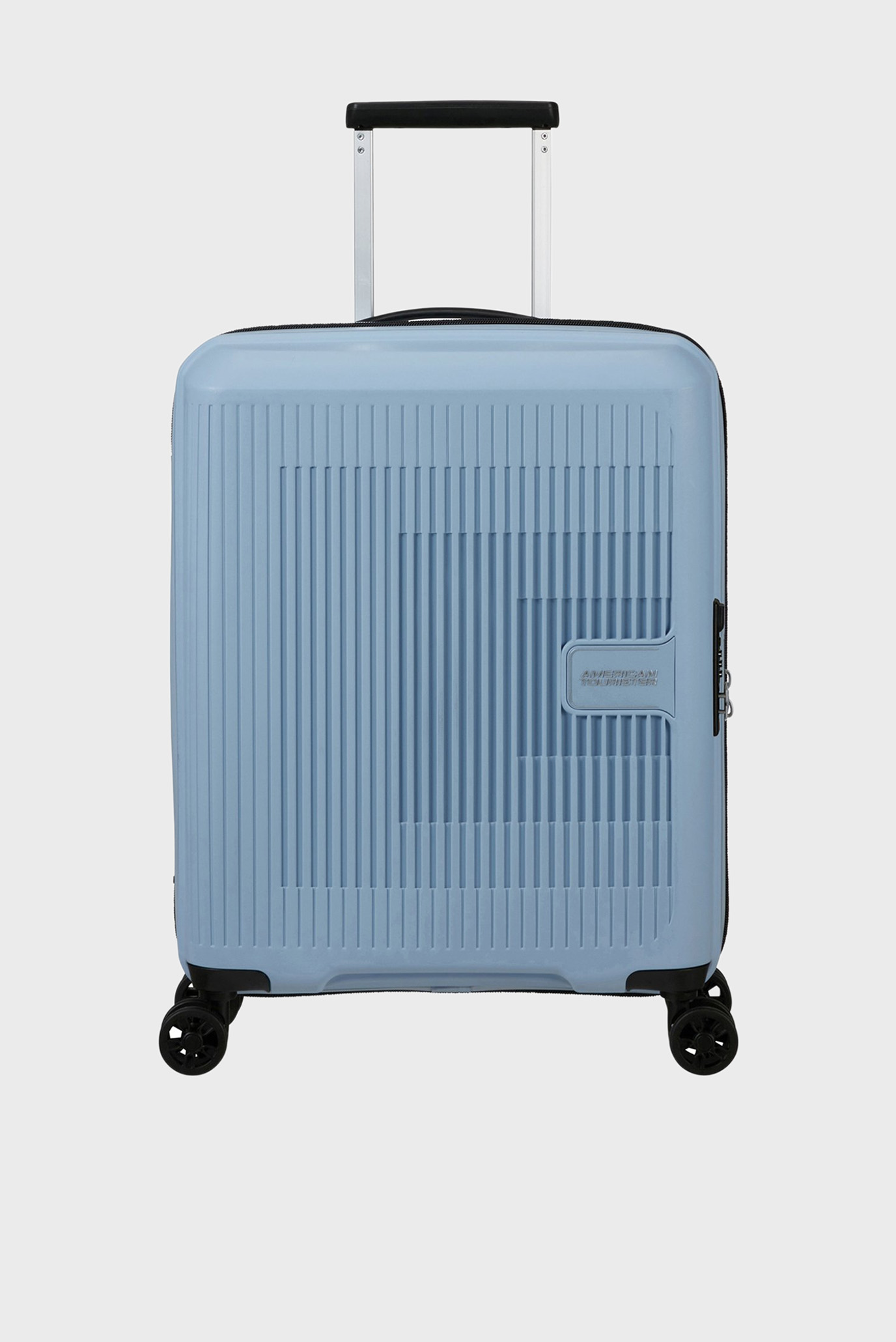 Голубой чемодан 55 см AEROSTEP GREY 1
