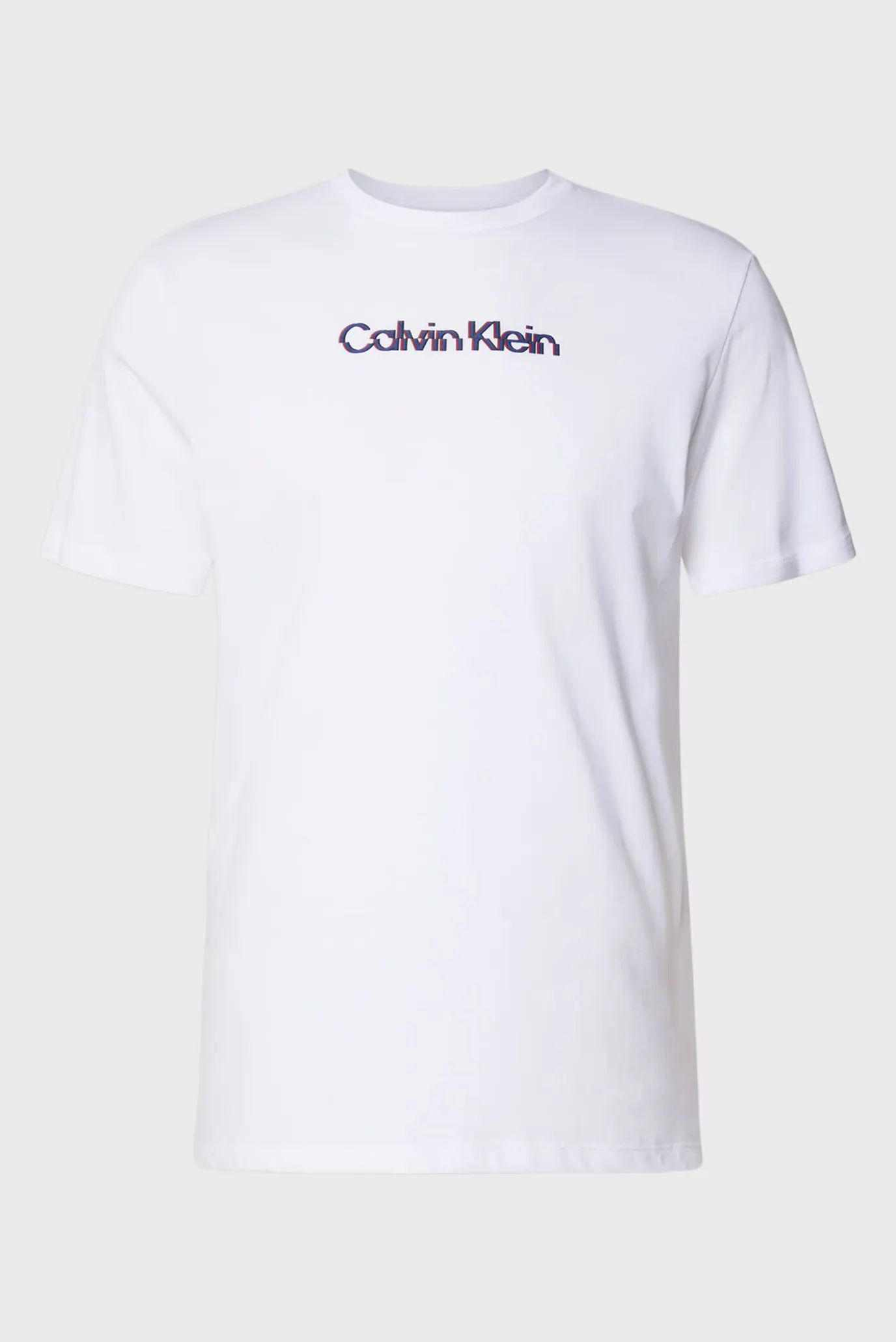 Чоловіча біла футболка SS GLITCHED LOGO 7