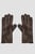 Чоловічі коричневі шкіряні рукавички