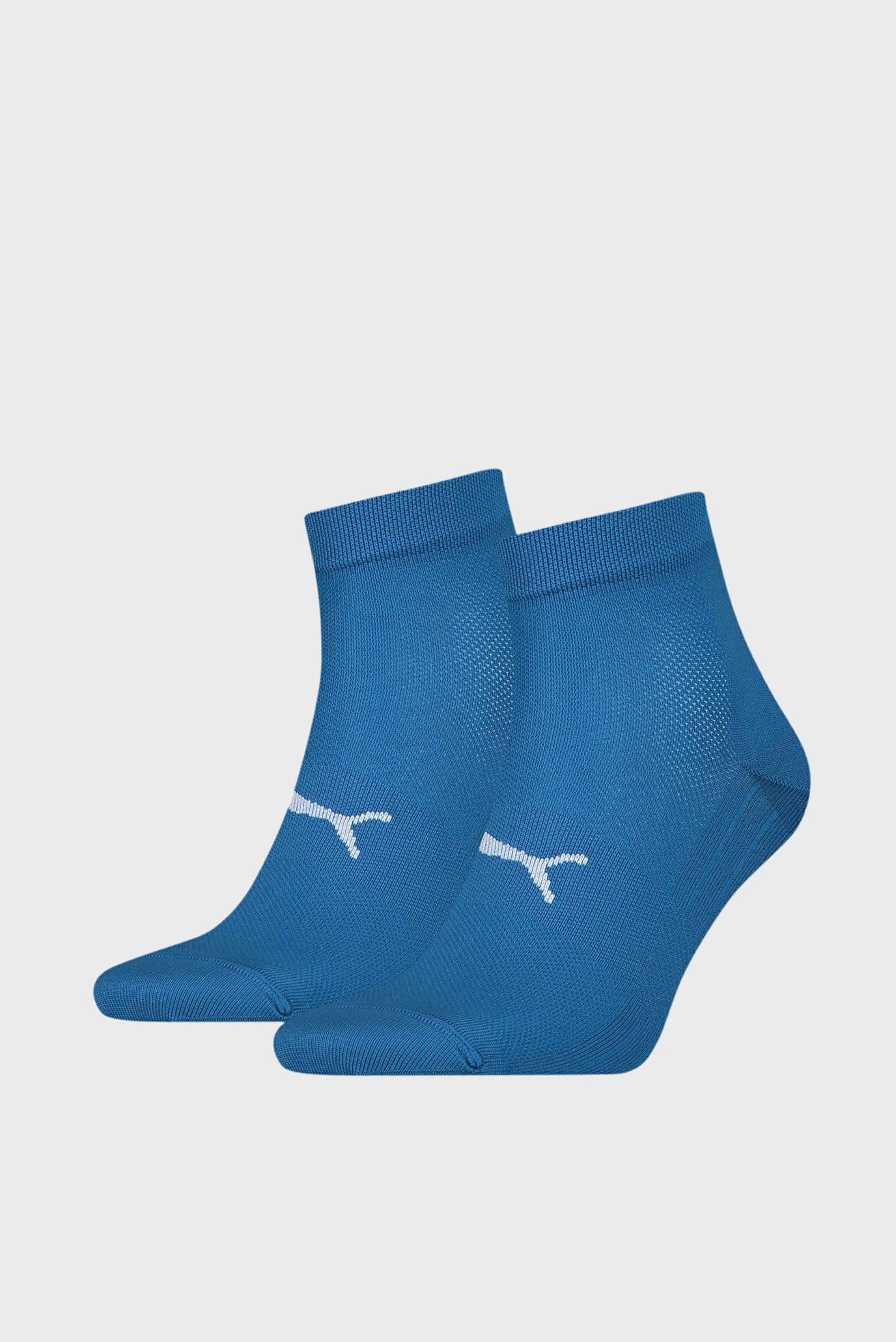 Голубые носки (2 пары) PUMA Sport Unisex Light Quarter Socks 1