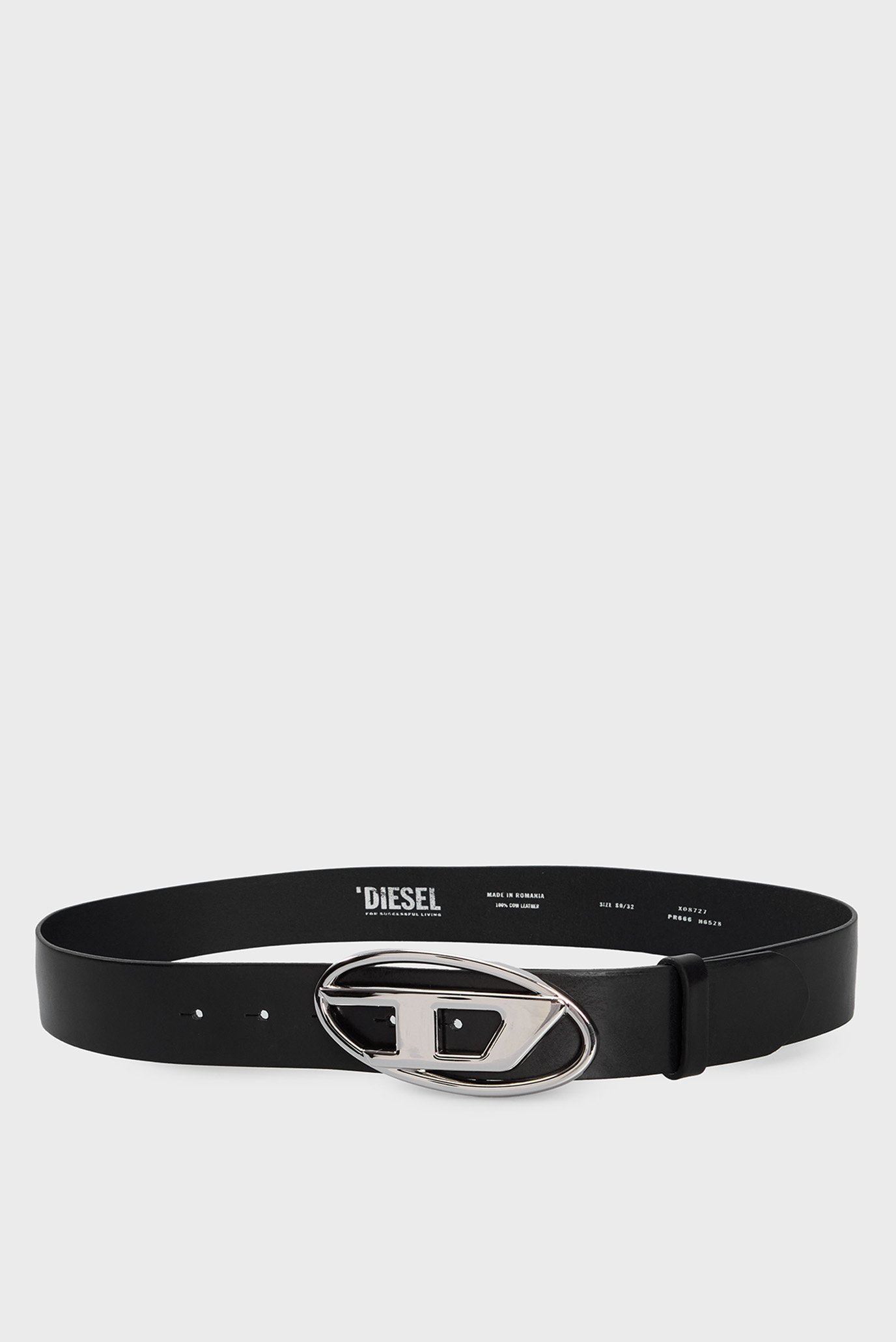 Женский черный ремень OVAL D LOGO B-1DR W belt 1