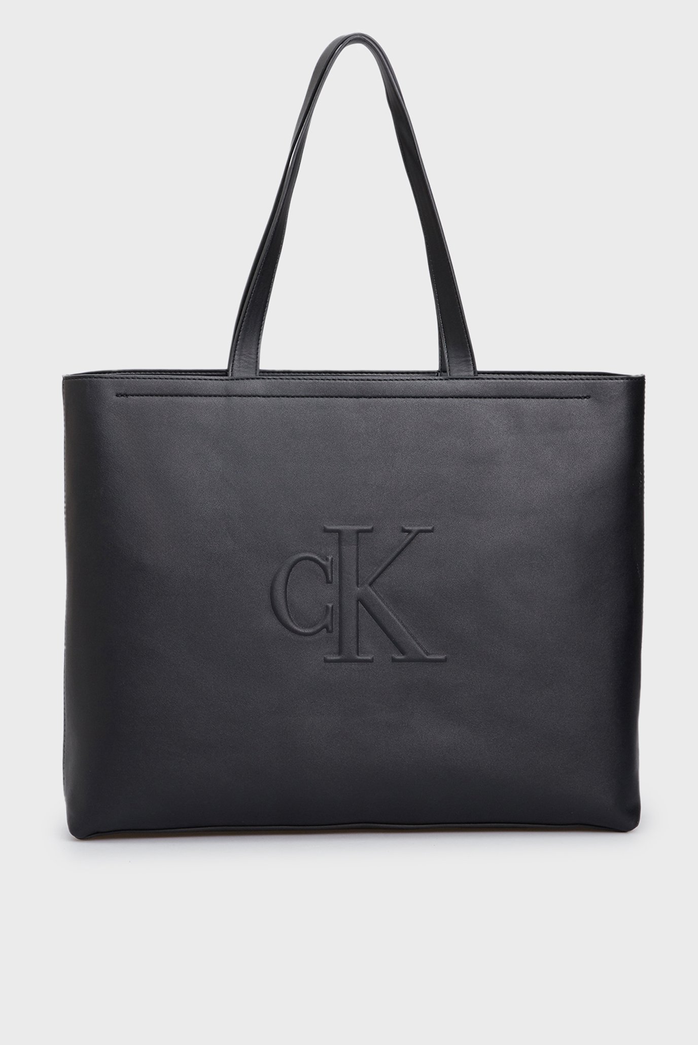 Женская черная сумка SCULPTED SLIM TOTE34 DEBOSS 1