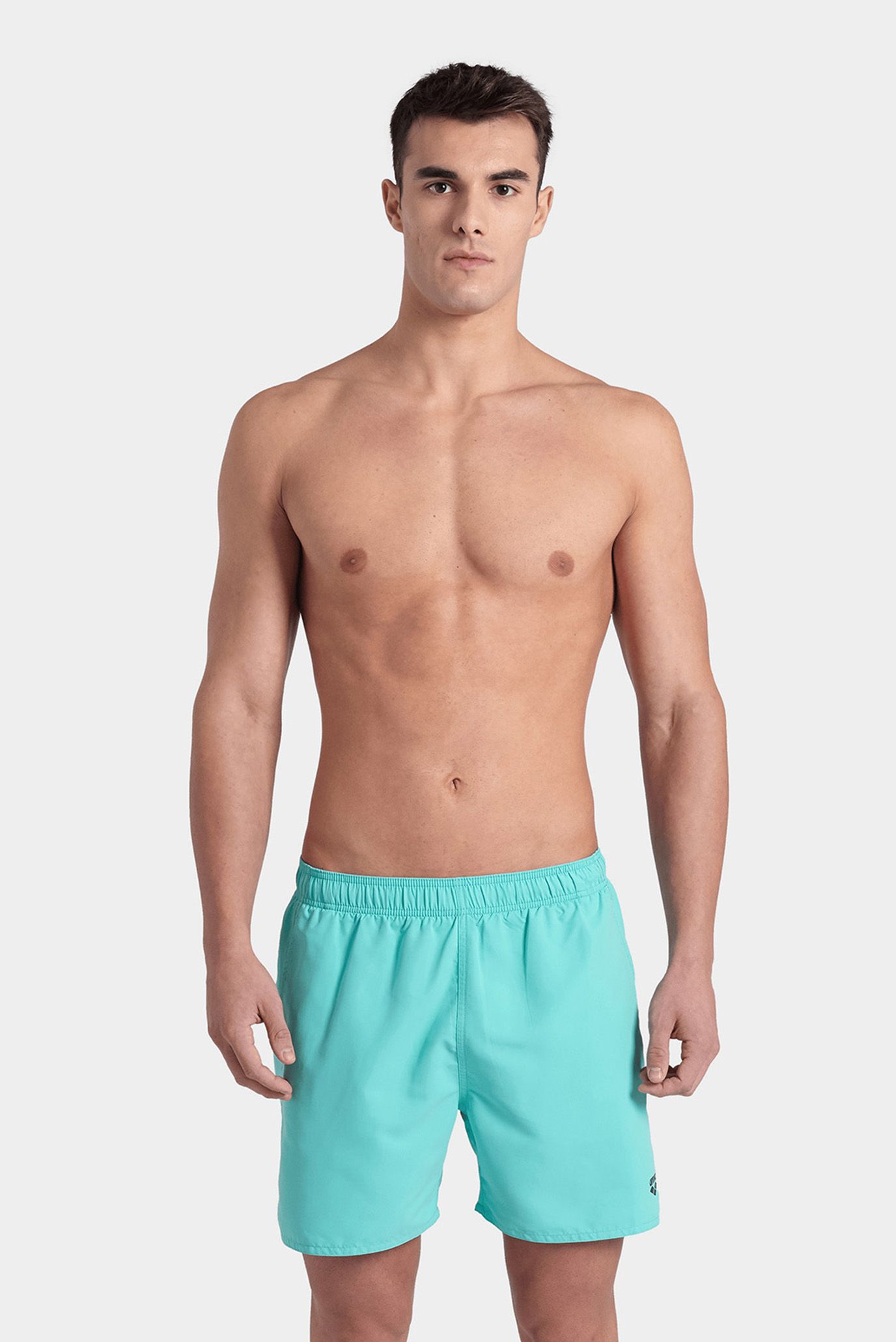 Мужские бирюзовые плавательные шорты FUNDAMENTALS BOXER R 1