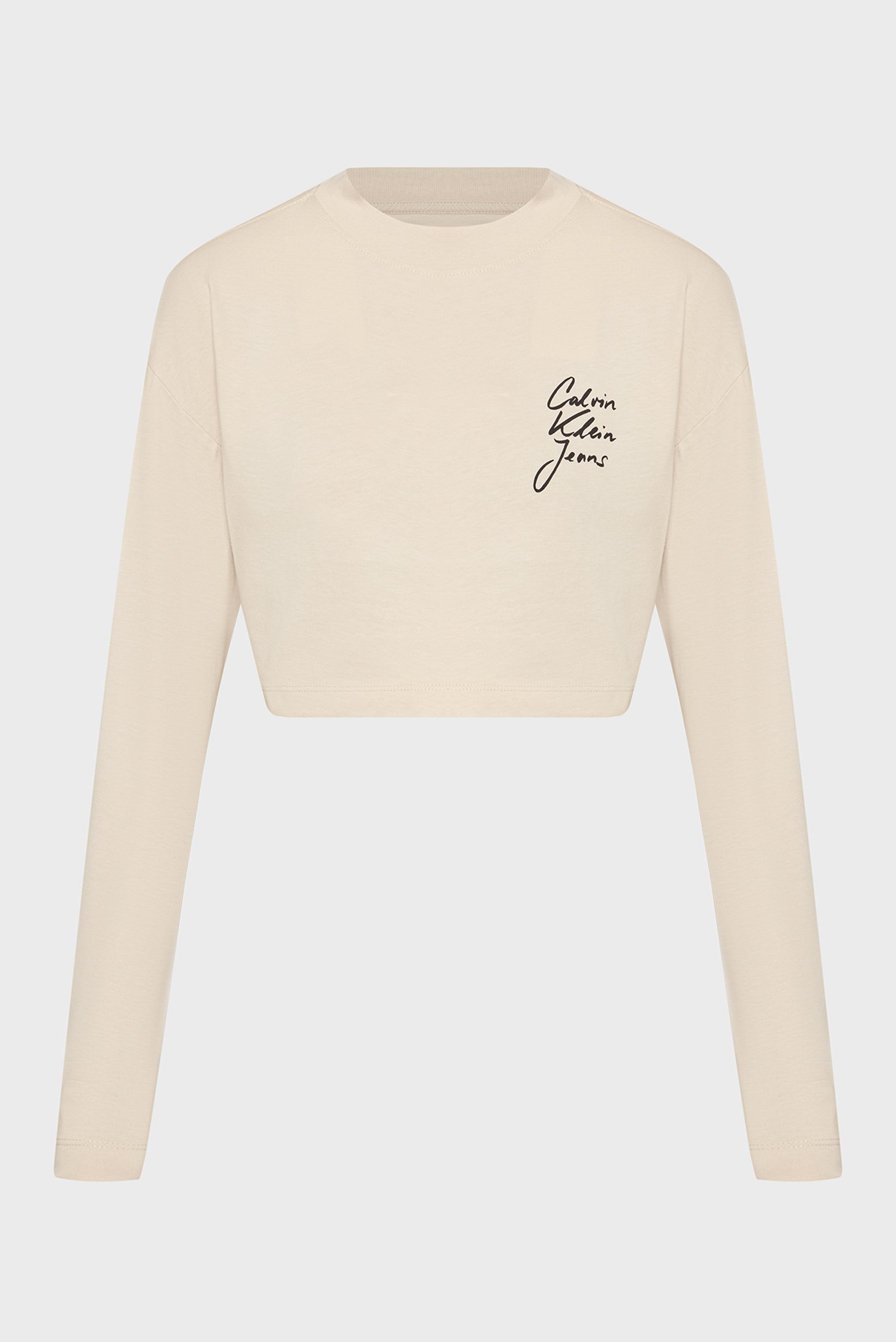 Женский серый лонгслив SCRIPT INSTITUTIONAL LS TEE 1