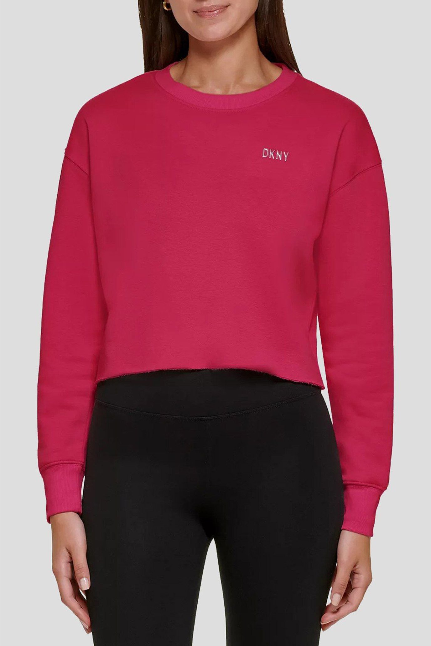 Женский розовый свитшот Розовый L DKNY DP2T8849