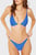 Жіночі сині трусики-бразиліана від купальника з високою талією HORSY