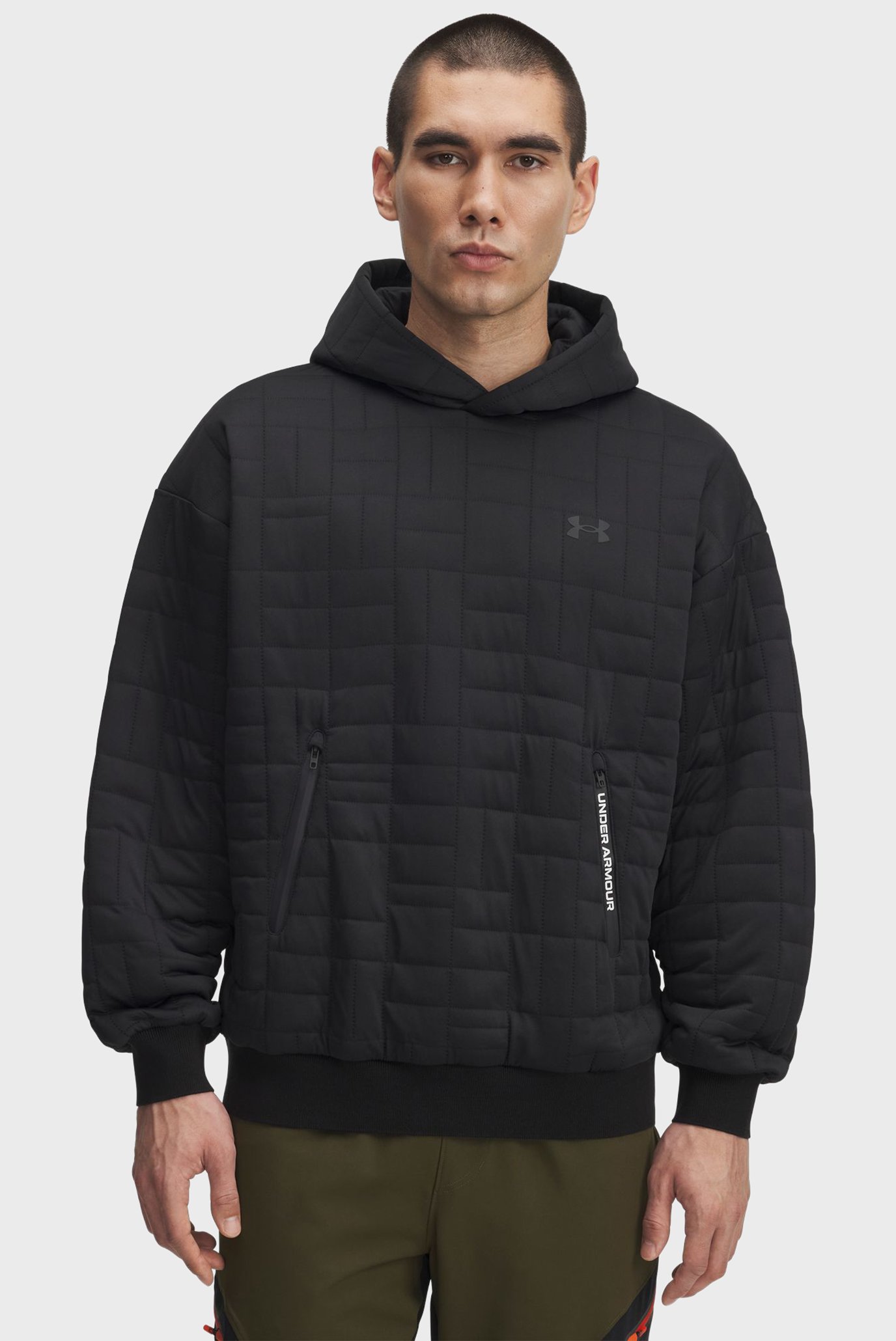 Мужское черное худи UA Unstoppable Flc Txtr Top Черный XL Under Armour 6003867-001 Мужское черное худи UA Unstoppable Flc Txtr Top Черный XL Under Armour 6003867-001