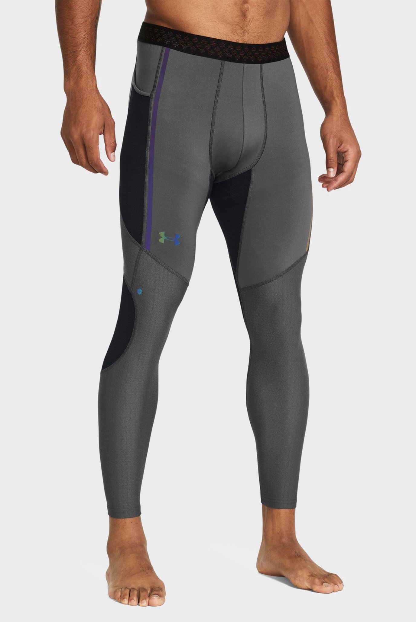 Мужские серые тайтсы UA SmartForm Rush 2.0 Lg NOV Серый M Under Armour 1379819-025 Мужские серые тайтсы UA SmartForm Rush 2.0 Lg NOV Серый M Under Armour 1379819-025
