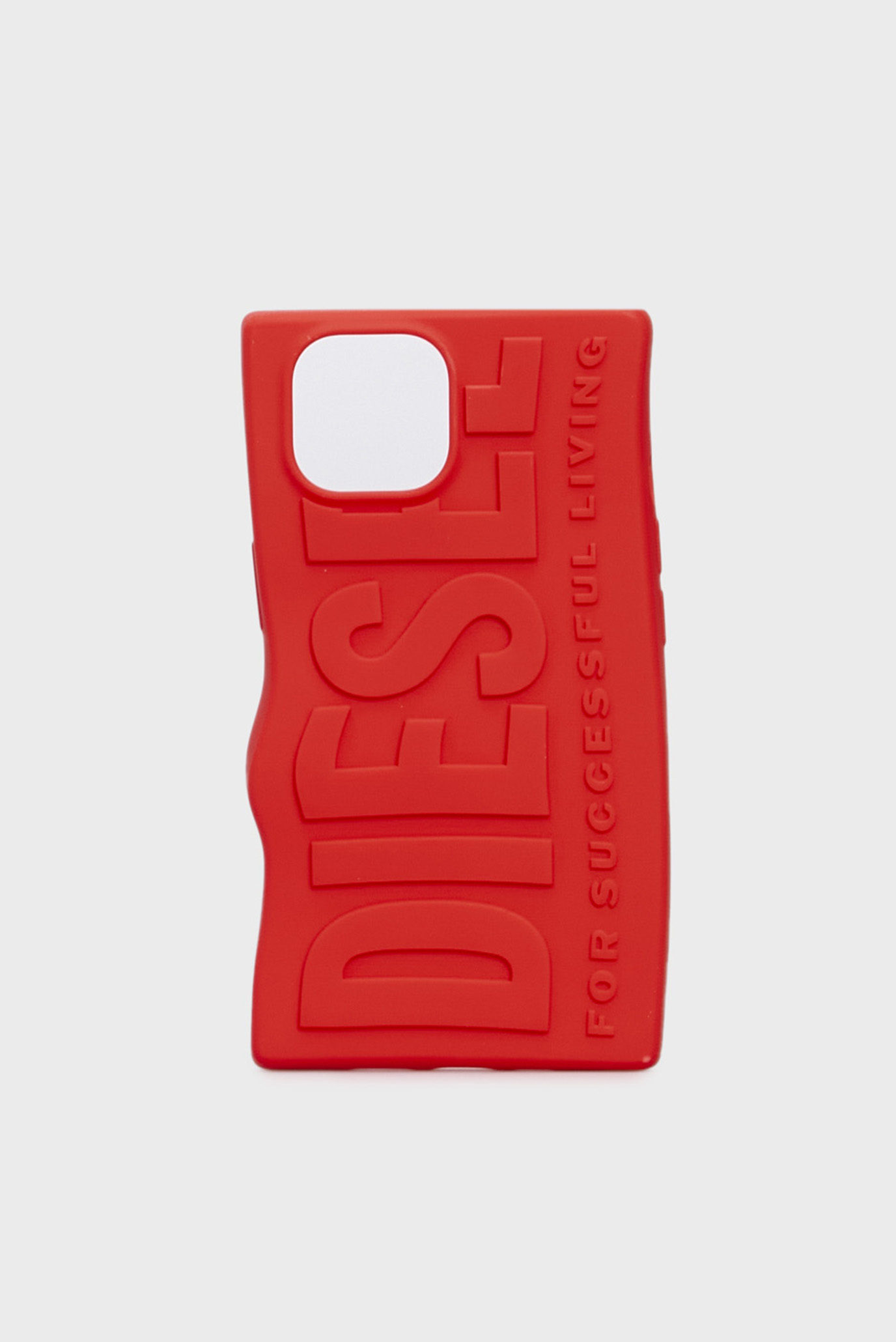 Червоний чохол для телефону Diesel Silicone Case iP 15 1