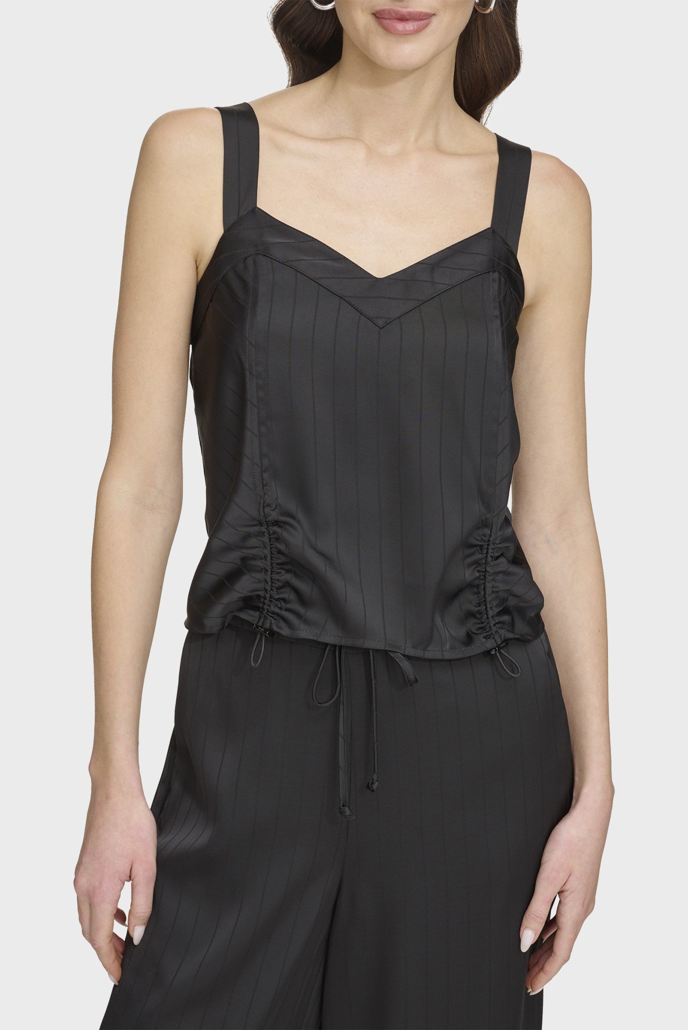 Женский черный топ Черный S DKNY P4AATW18 Женский черный топ Черный S DKNY P4AATW18